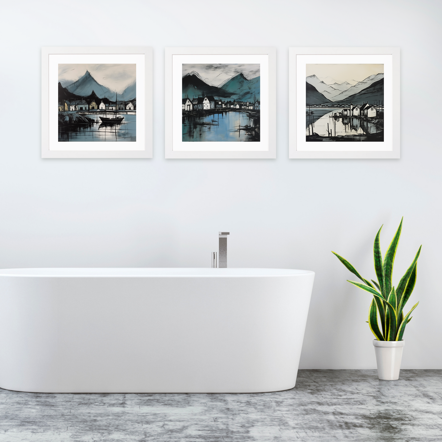 White frame variant of Fort William, Highlands