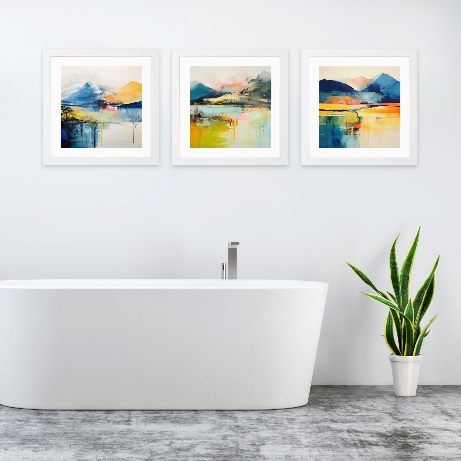 White frame variant of Ben Vorlich (Loch Earn)