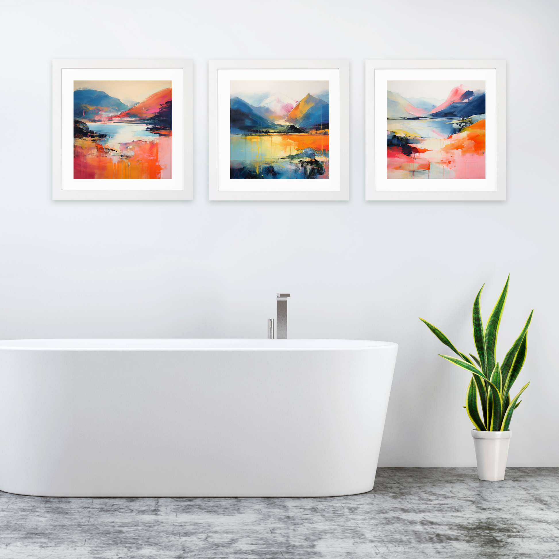 White frame variant of Ben Vorlich (Loch Earn)