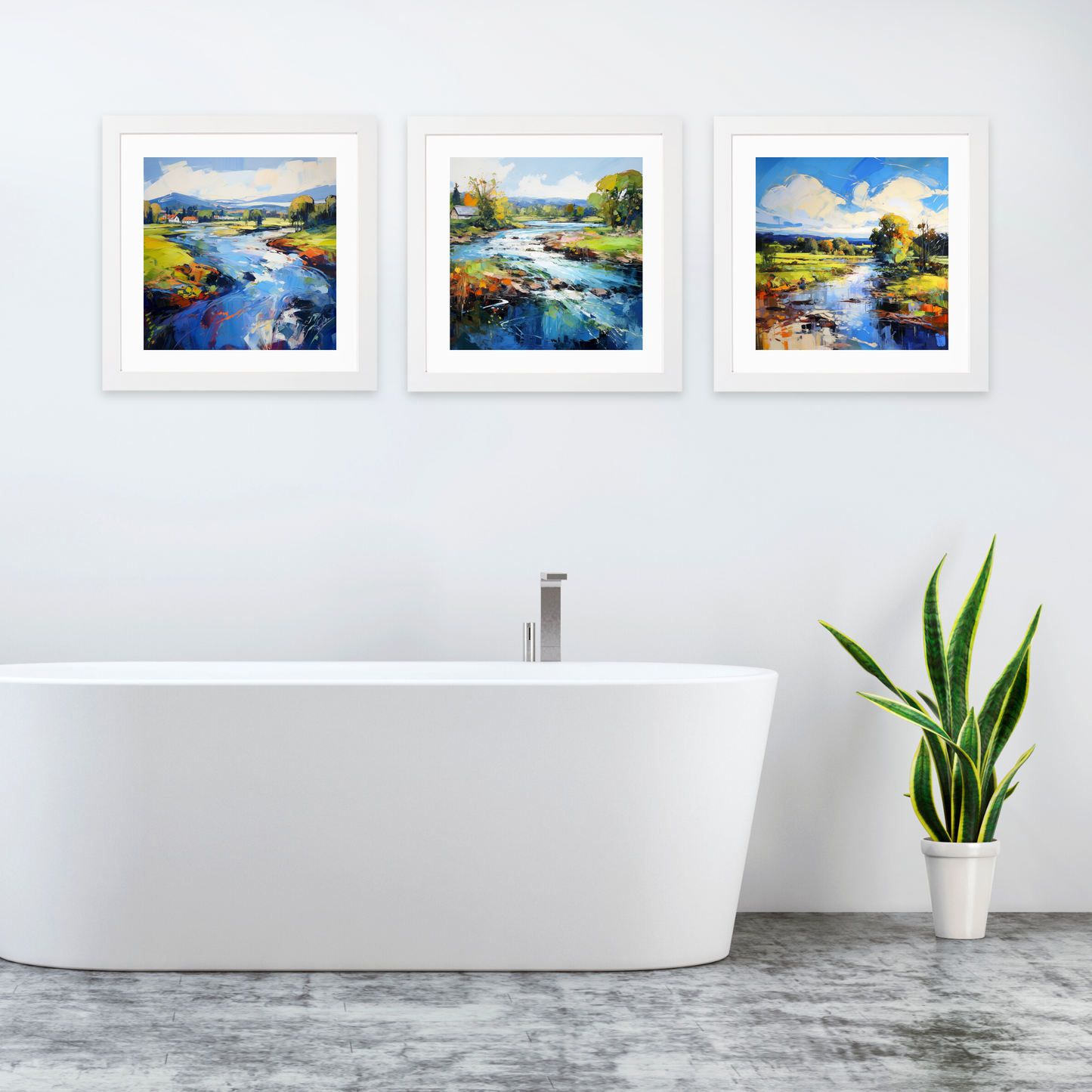 White frame variant of River Leven, West Dunbartonshire