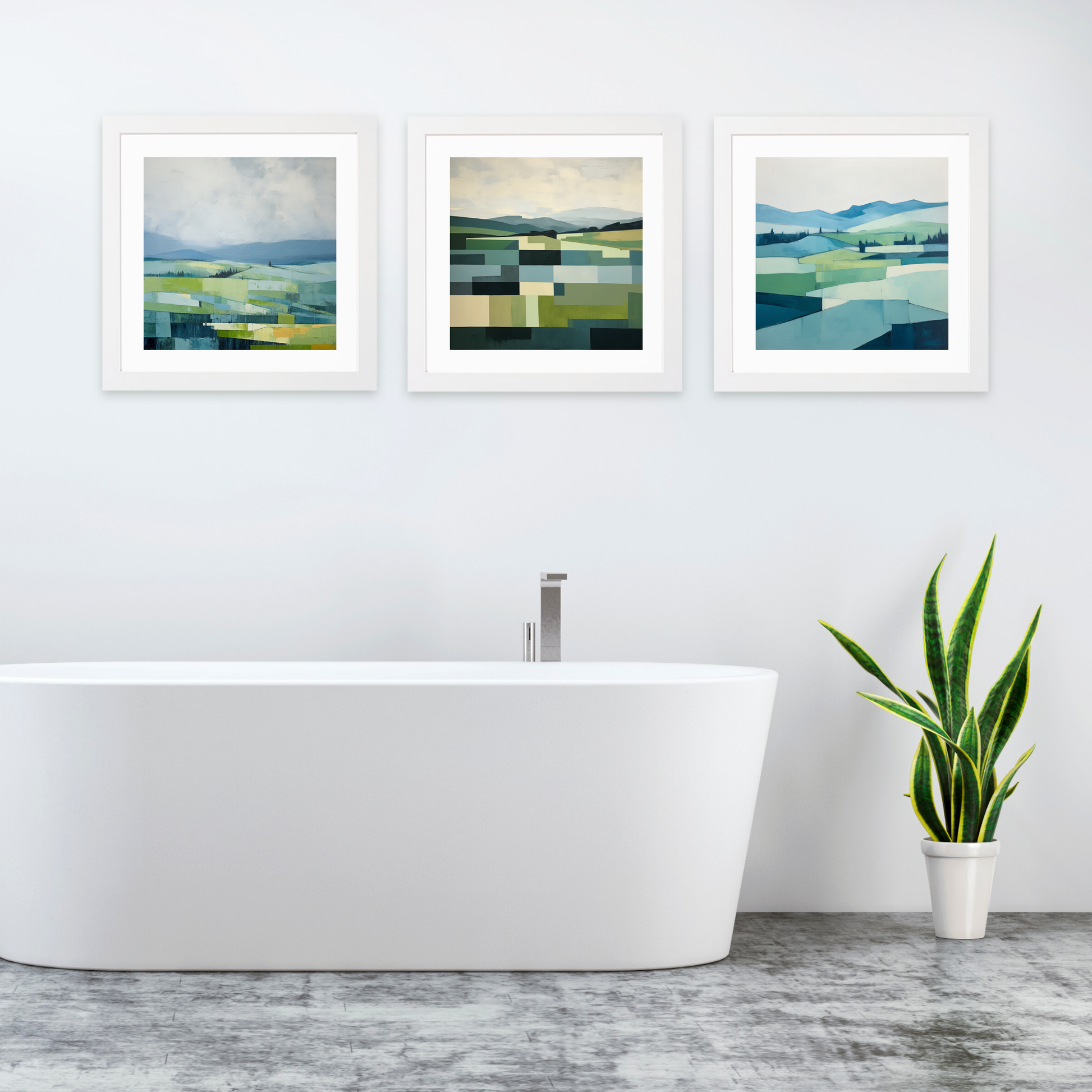 White frame variant of Glen Tanar, Aberdeenshire in summer