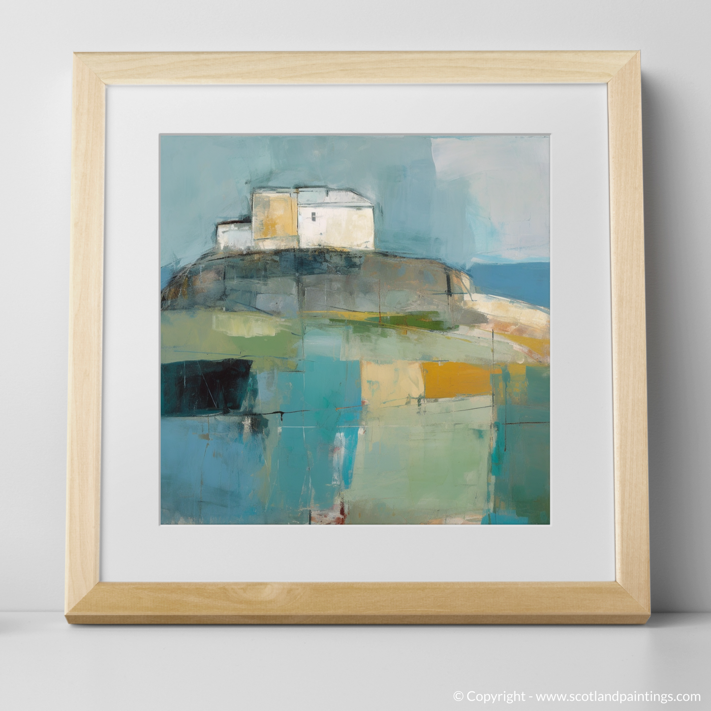 Castle Tioram Reimagined: An Abstract Impressionist Journey