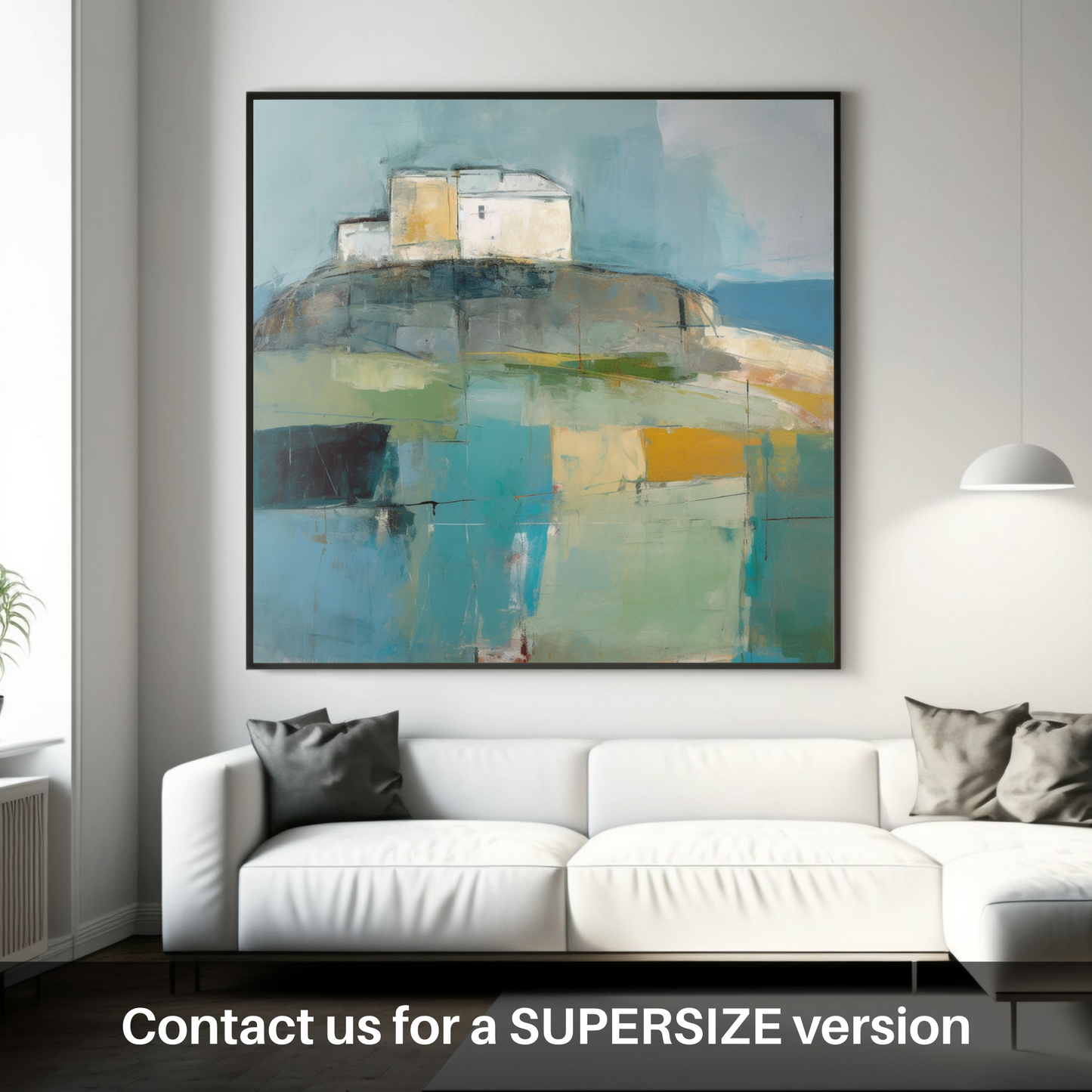 Castle Tioram Reimagined: An Abstract Impressionist Journey