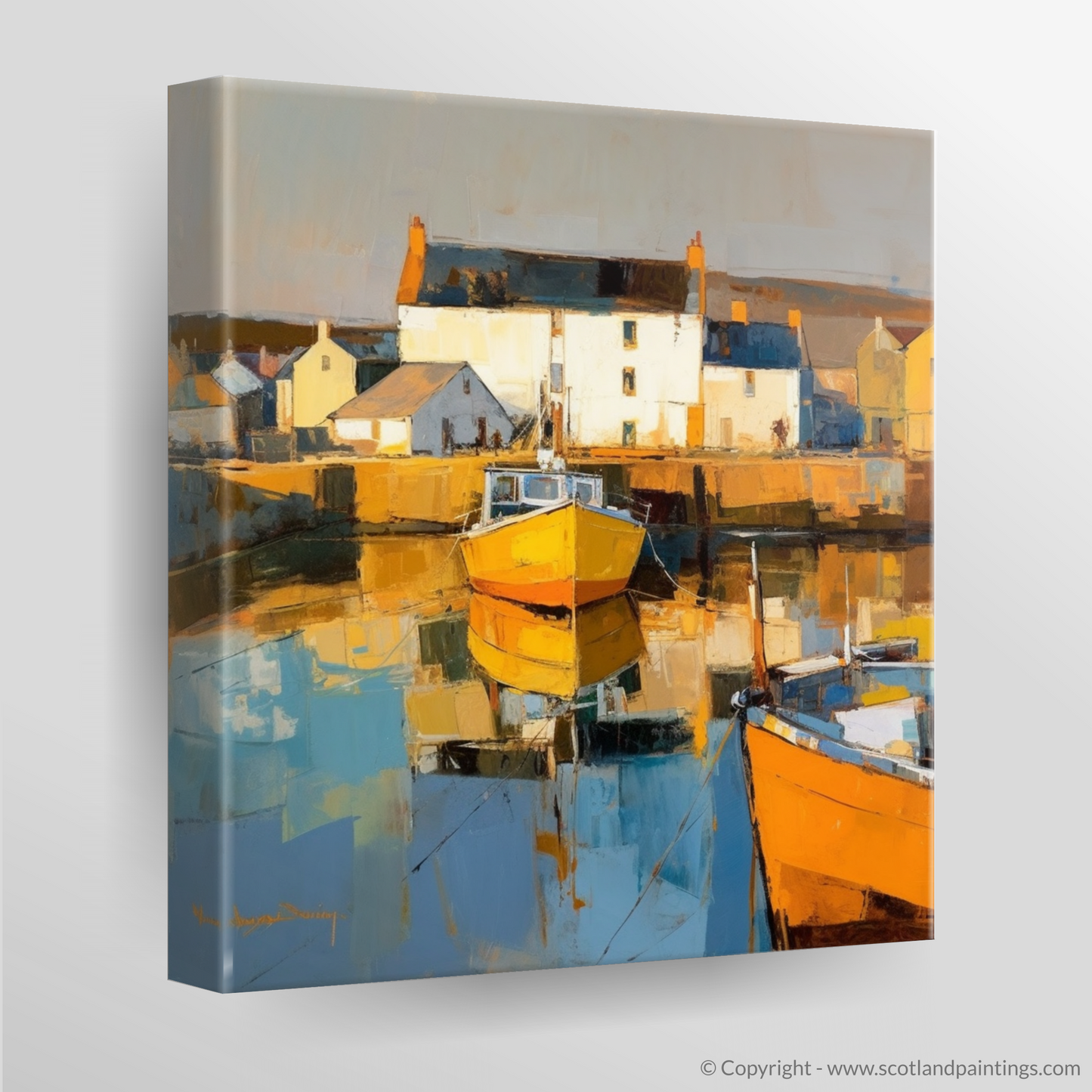 Golden Hour Serenity at Portnahaven Harbour