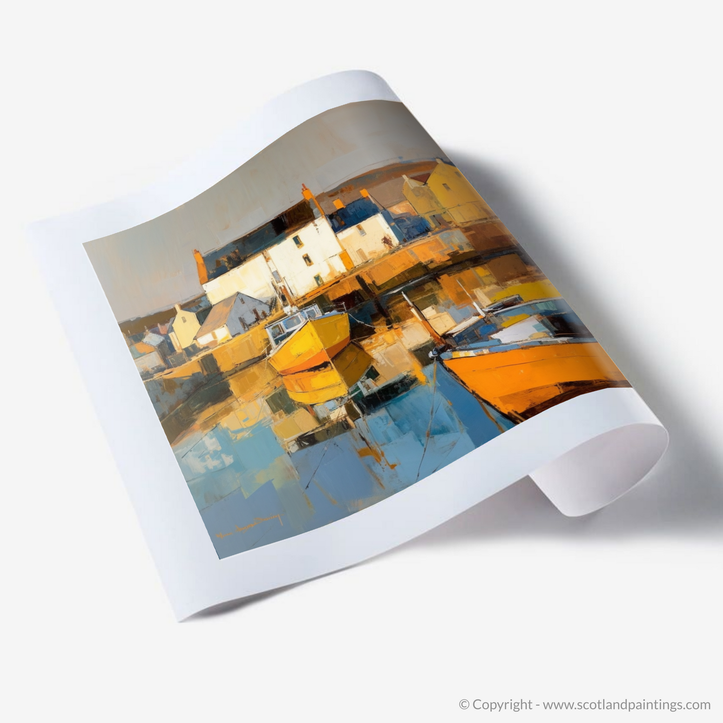 Golden Hour Serenity at Portnahaven Harbour