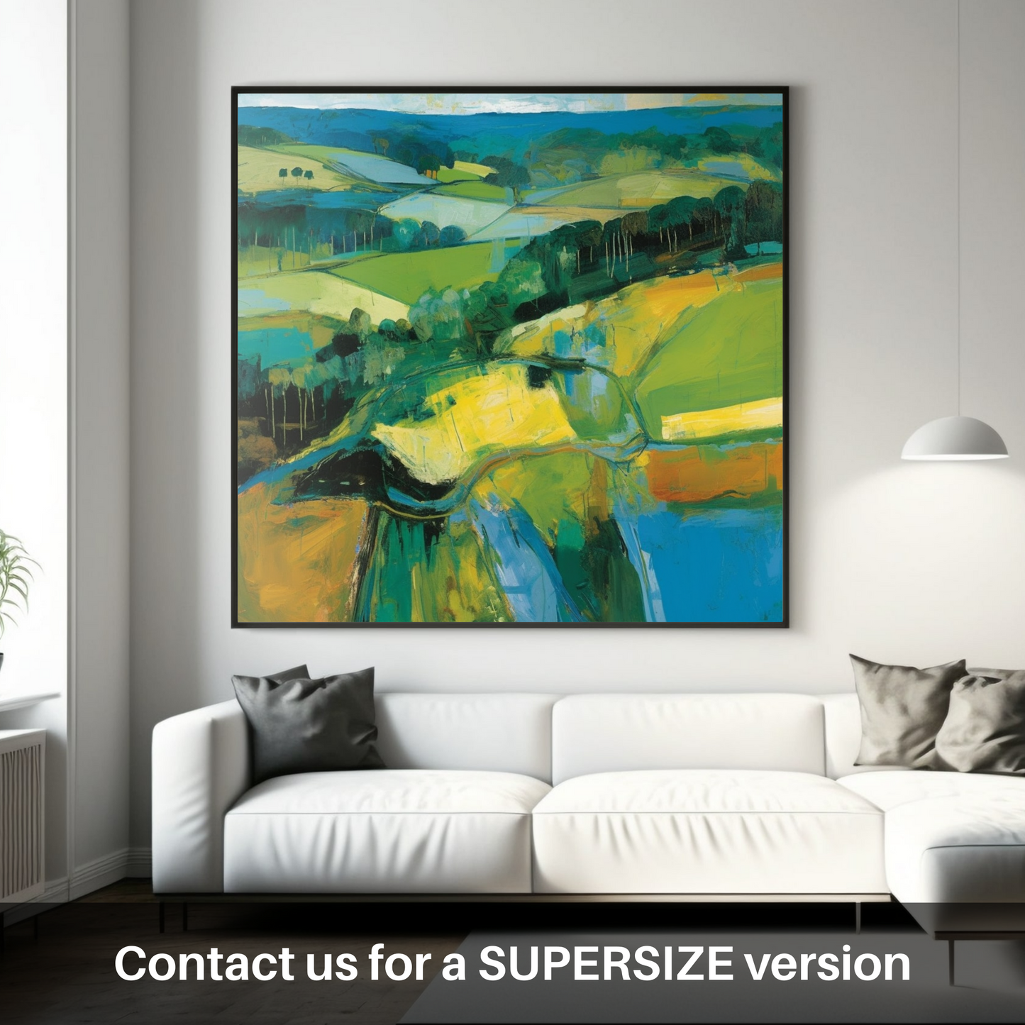 Whispers of Glen Nant: An Abstract Impression of Scottish Wilderness