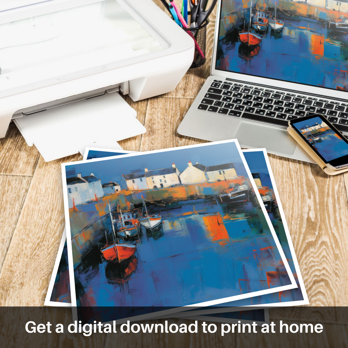 Dusk Enchantment at Portnahaven Harbour