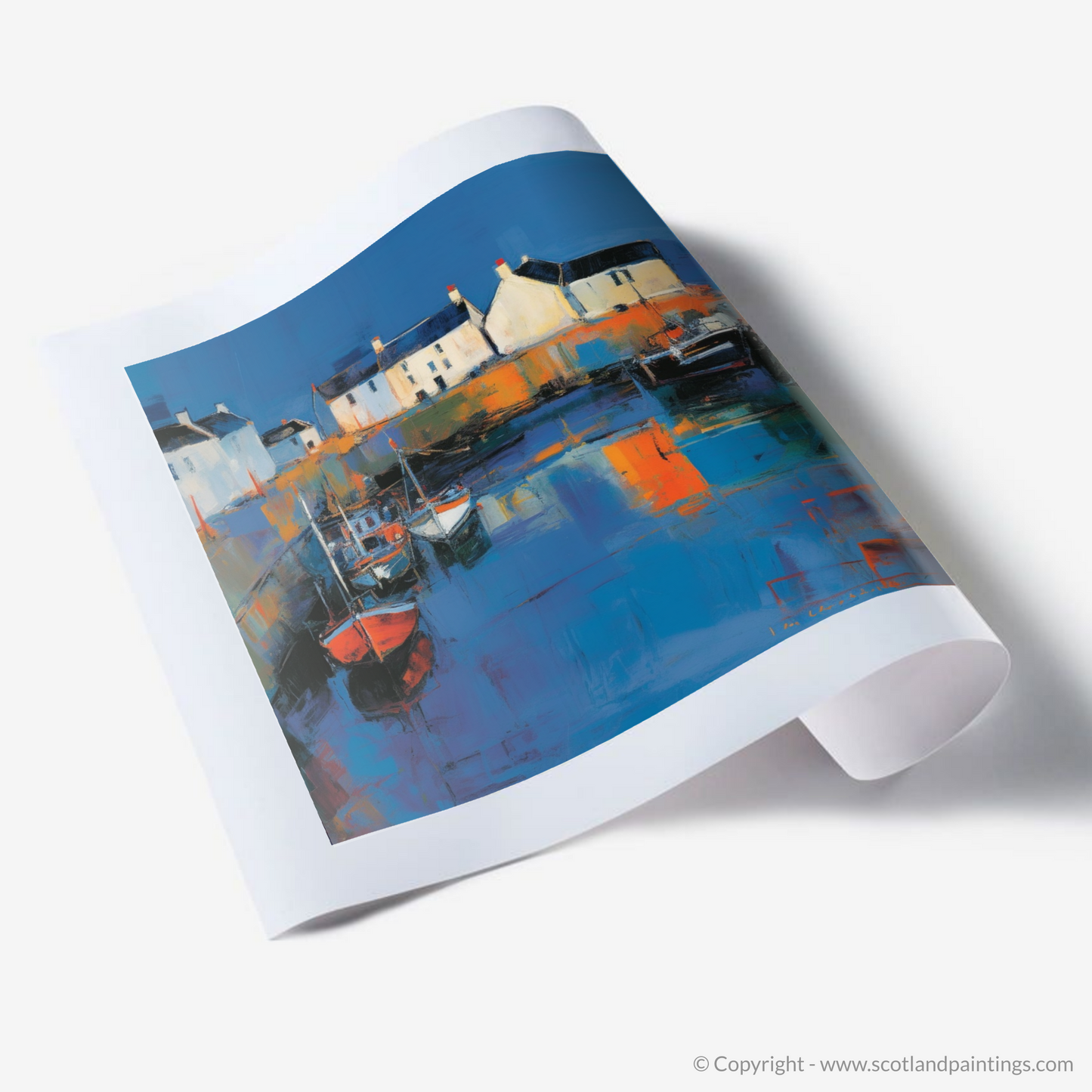 Dusk Enchantment at Portnahaven Harbour