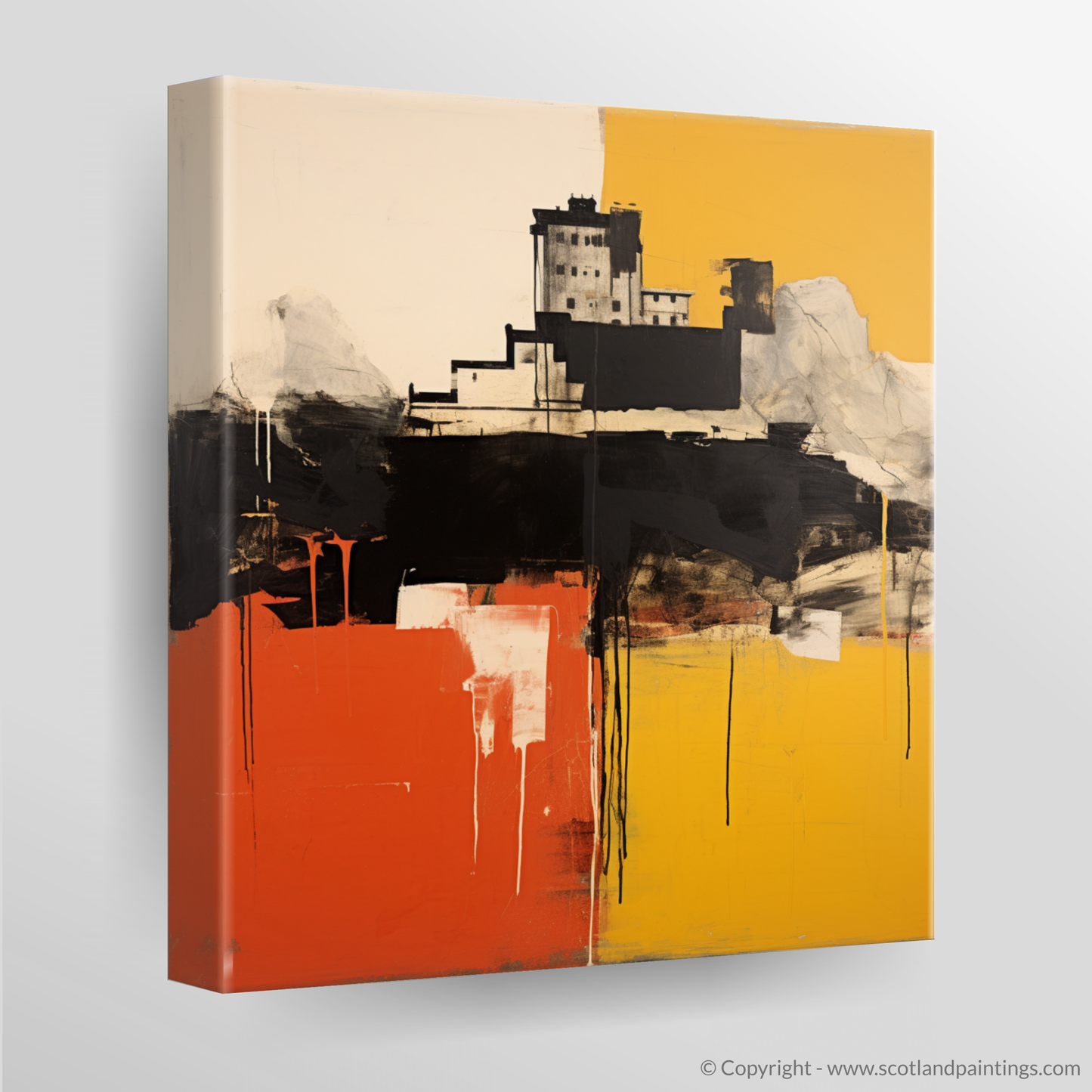 Culzean Castle Reimagined: An Abstract Expressionist Interpretation