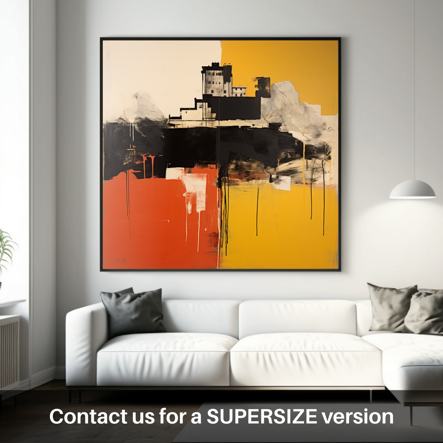 Culzean Castle Reimagined: An Abstract Expressionist Interpretation