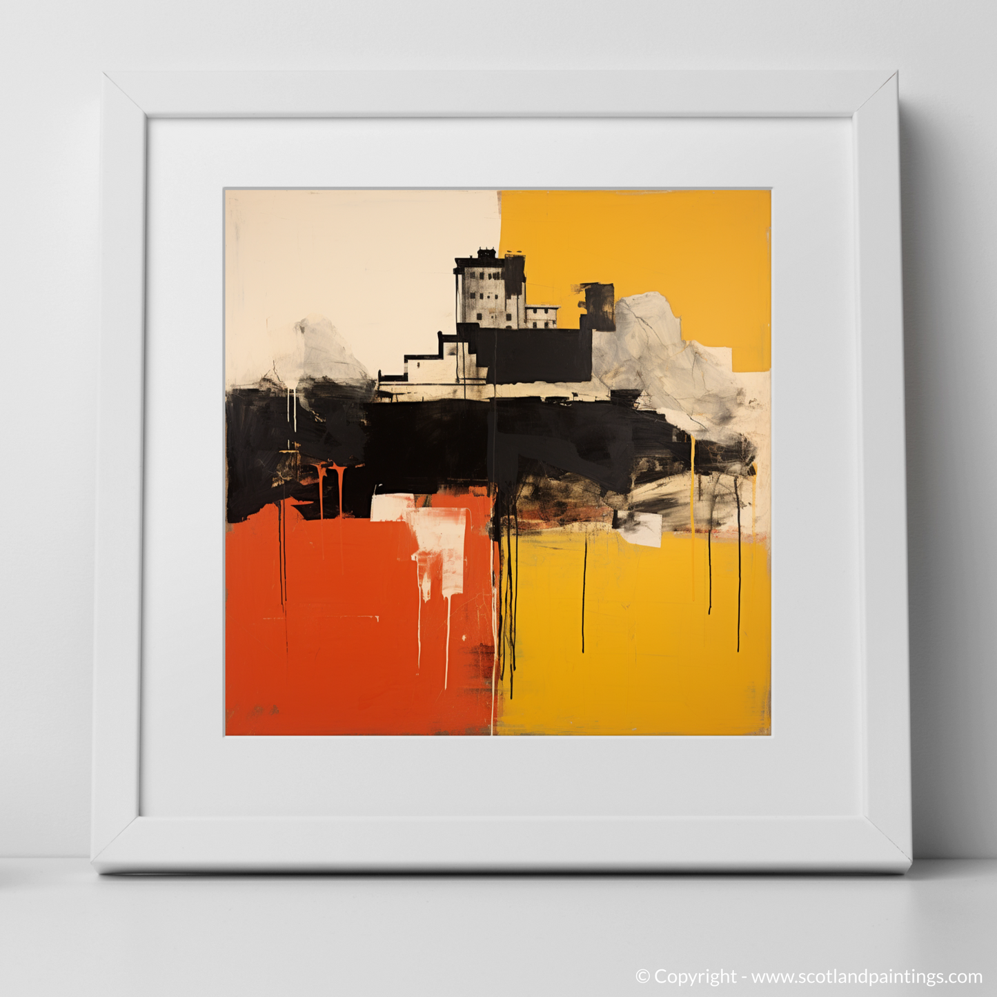 Culzean Castle Reimagined: An Abstract Expressionist Interpretation