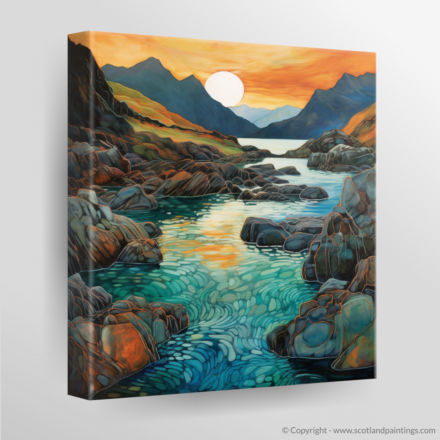 Enchanted Sunset at Skye's Fairy Pools