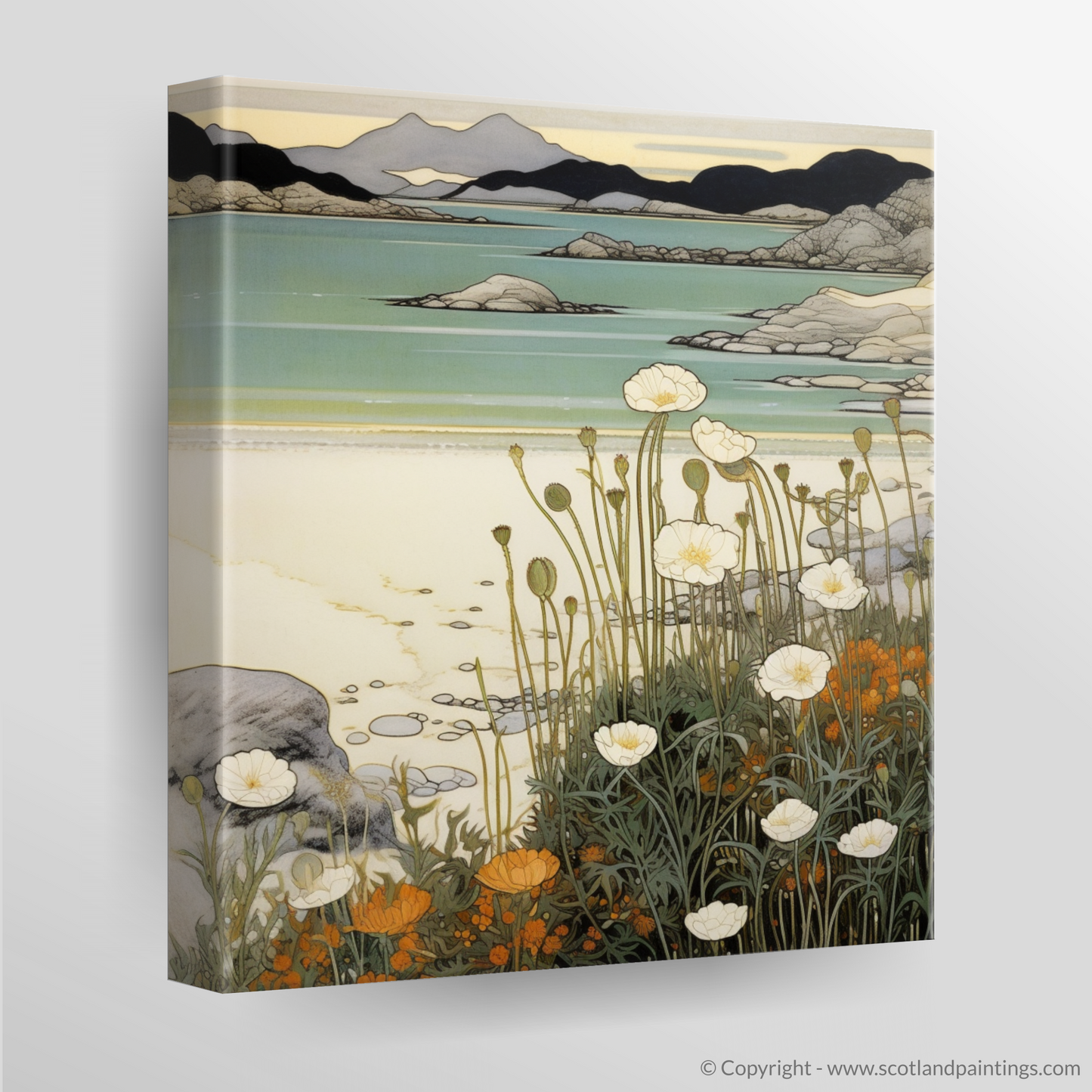 Art Nouveau Escape to Silver Sands of Morar