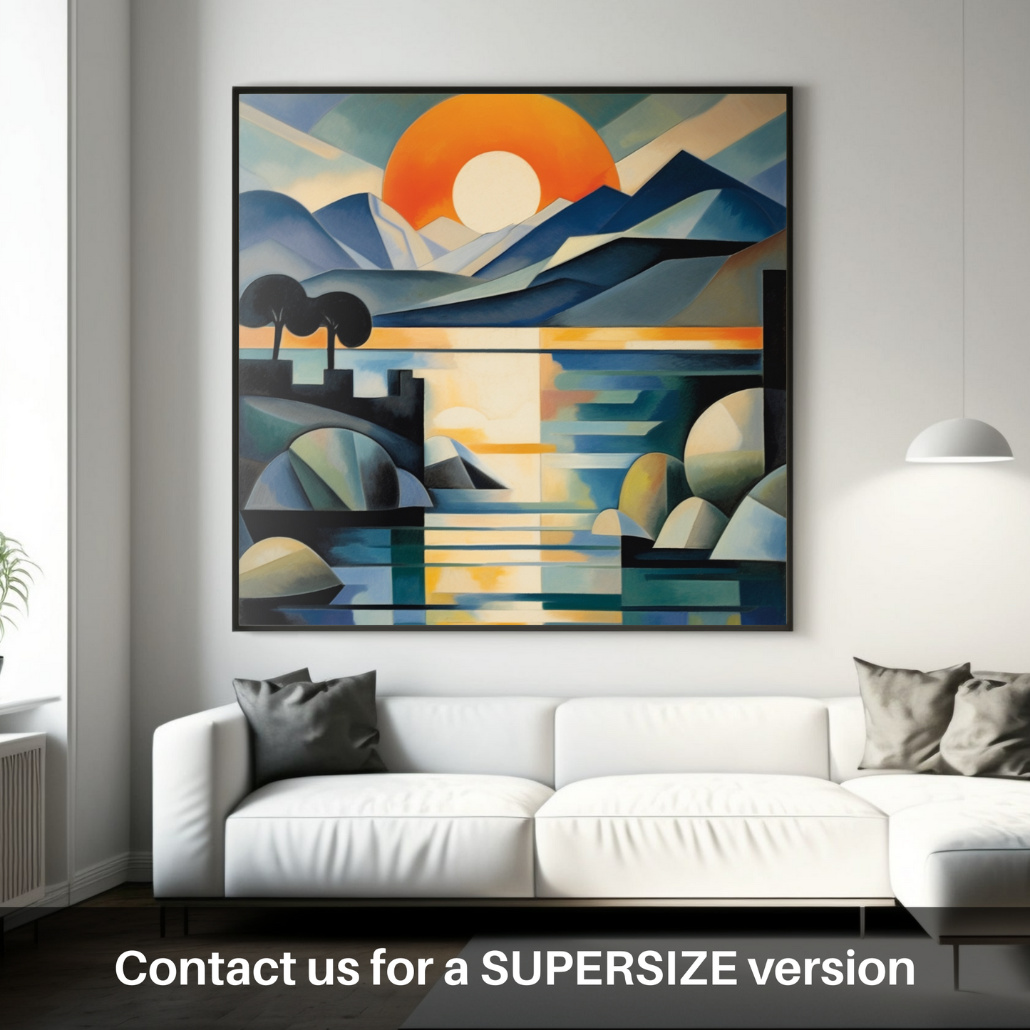 Cubist Sunset at Silver Sands of Morar