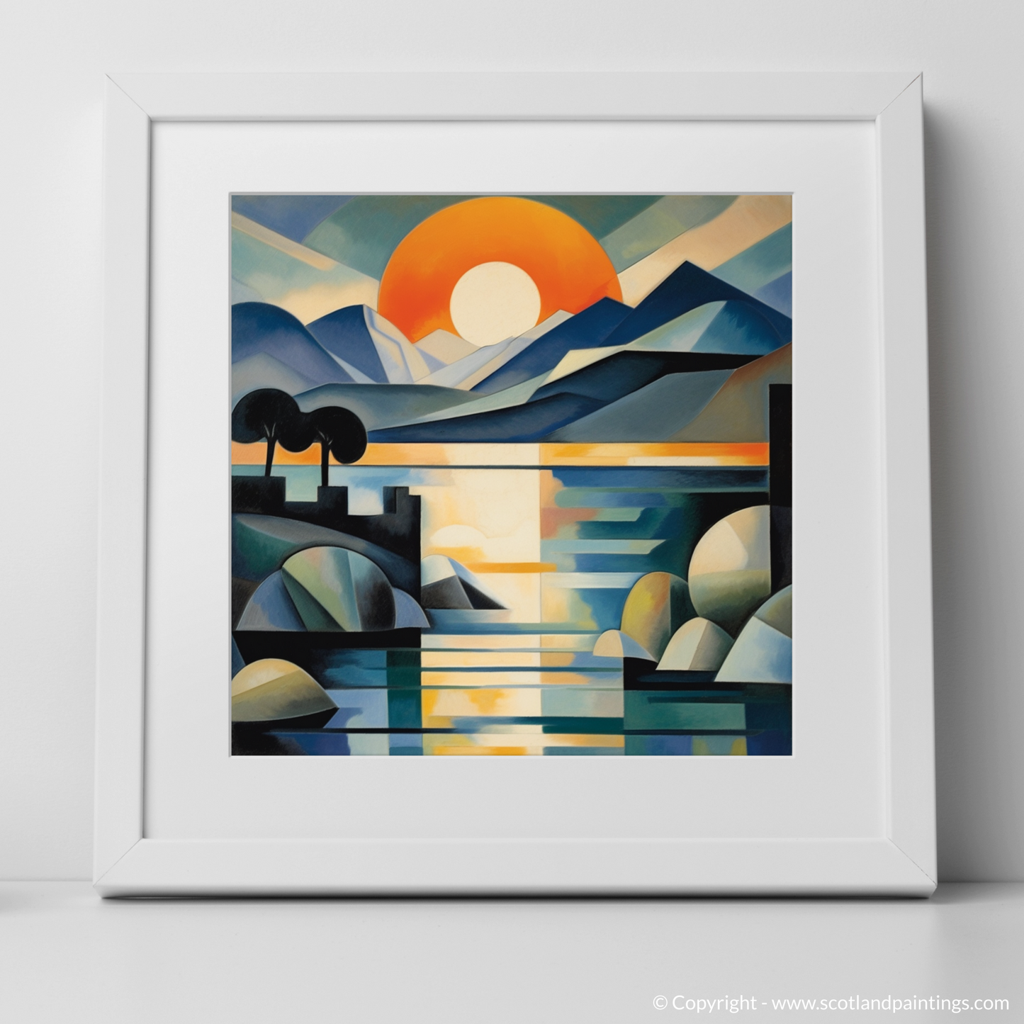 Cubist Sunset at Silver Sands of Morar
