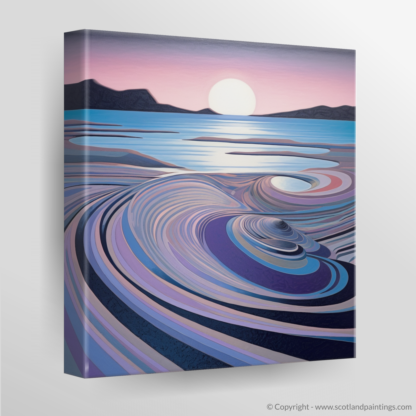 Dusk Embrace at the Silver Sands of Morar