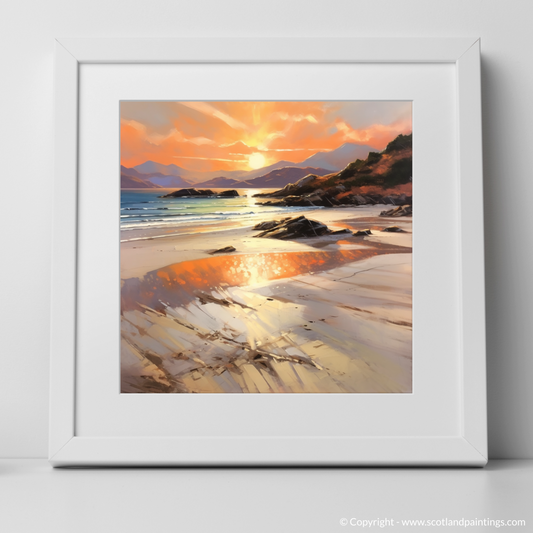 Golden Hour Embrace at Silver Sands of Morar