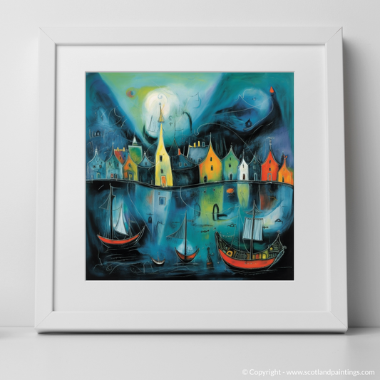 Portree Harbour Dreamscape: A Surreal Scottish Reverie