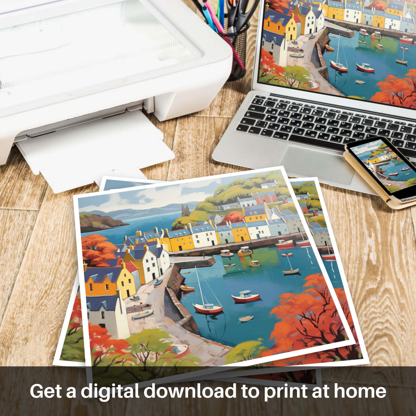 Whimsical Wonders of Portree Harbour