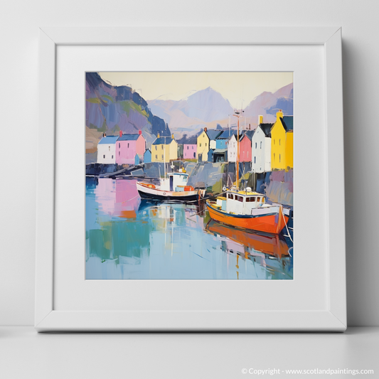Serene Reflections of Portree Harbour