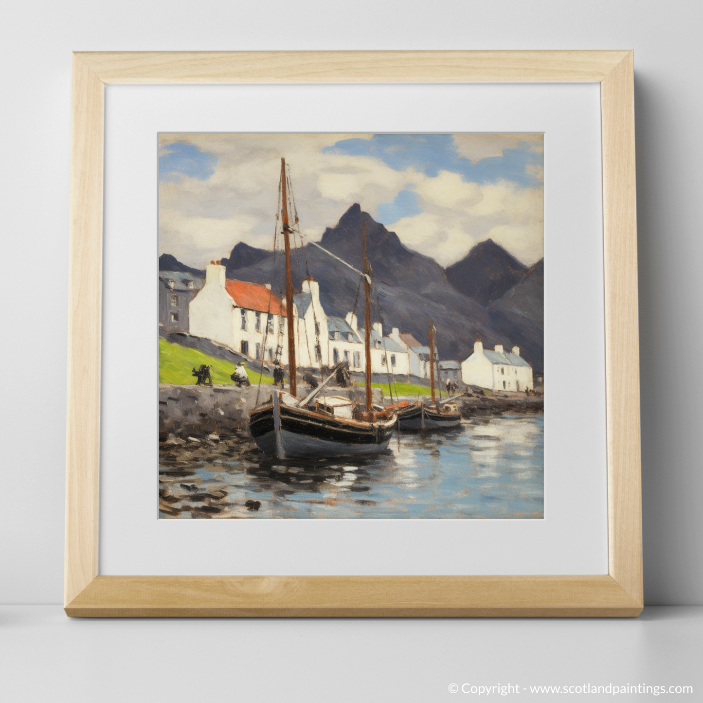 Harbour Serenity: An Impression of Portree Isle