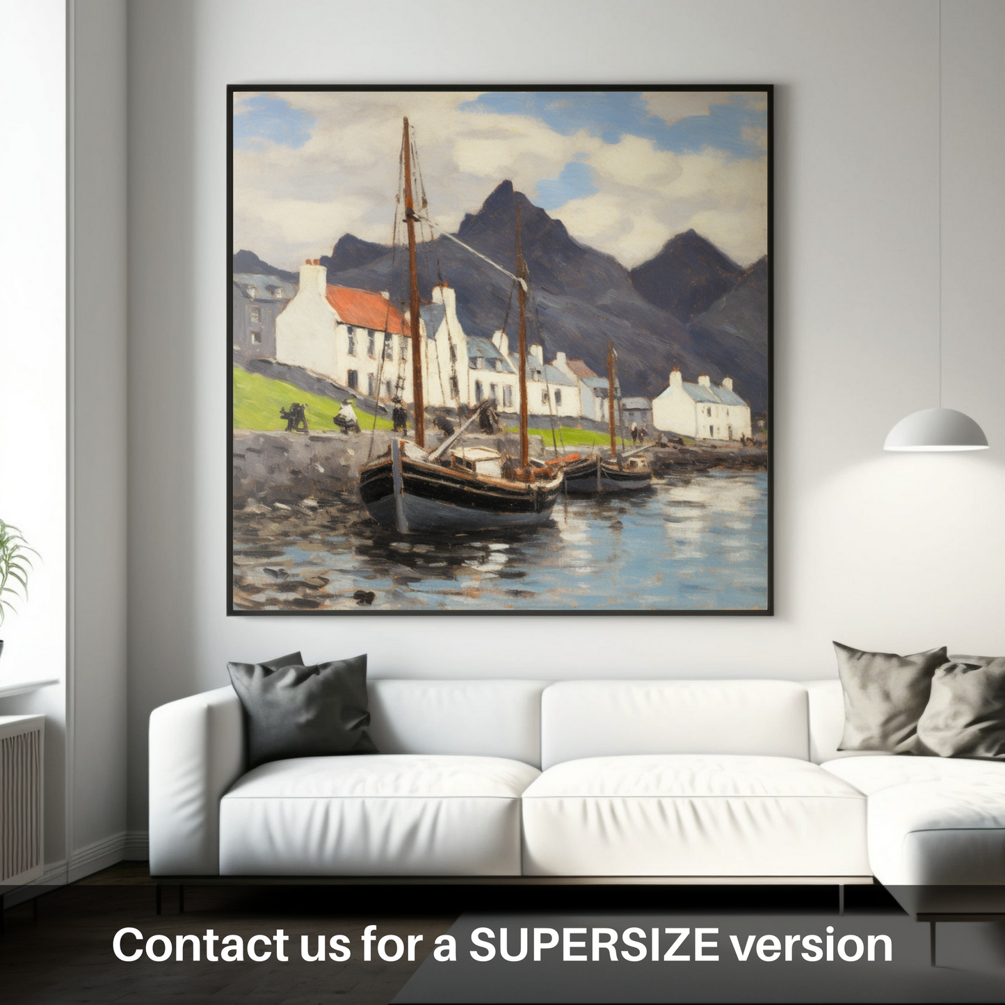 Harbour Serenity: An Impression of Portree Isle