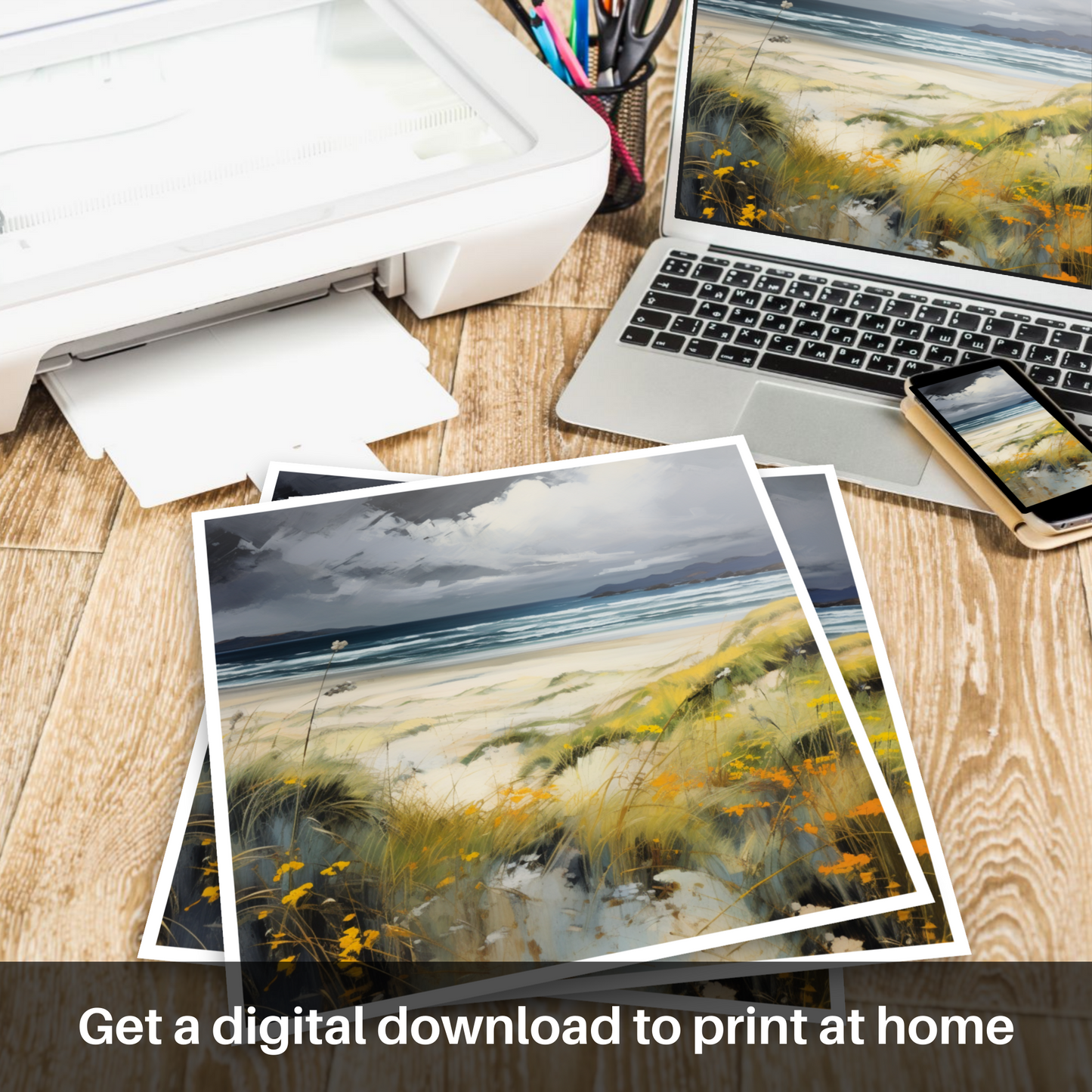 Storm's Embrace: The Wild Beauty of Camusdarach Beach