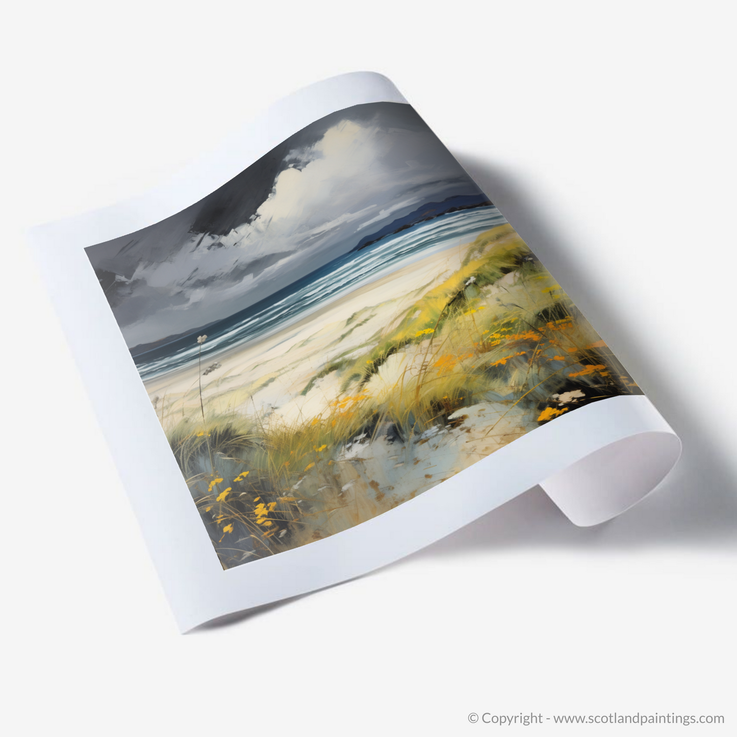 Storm's Embrace: The Wild Beauty of Camusdarach Beach