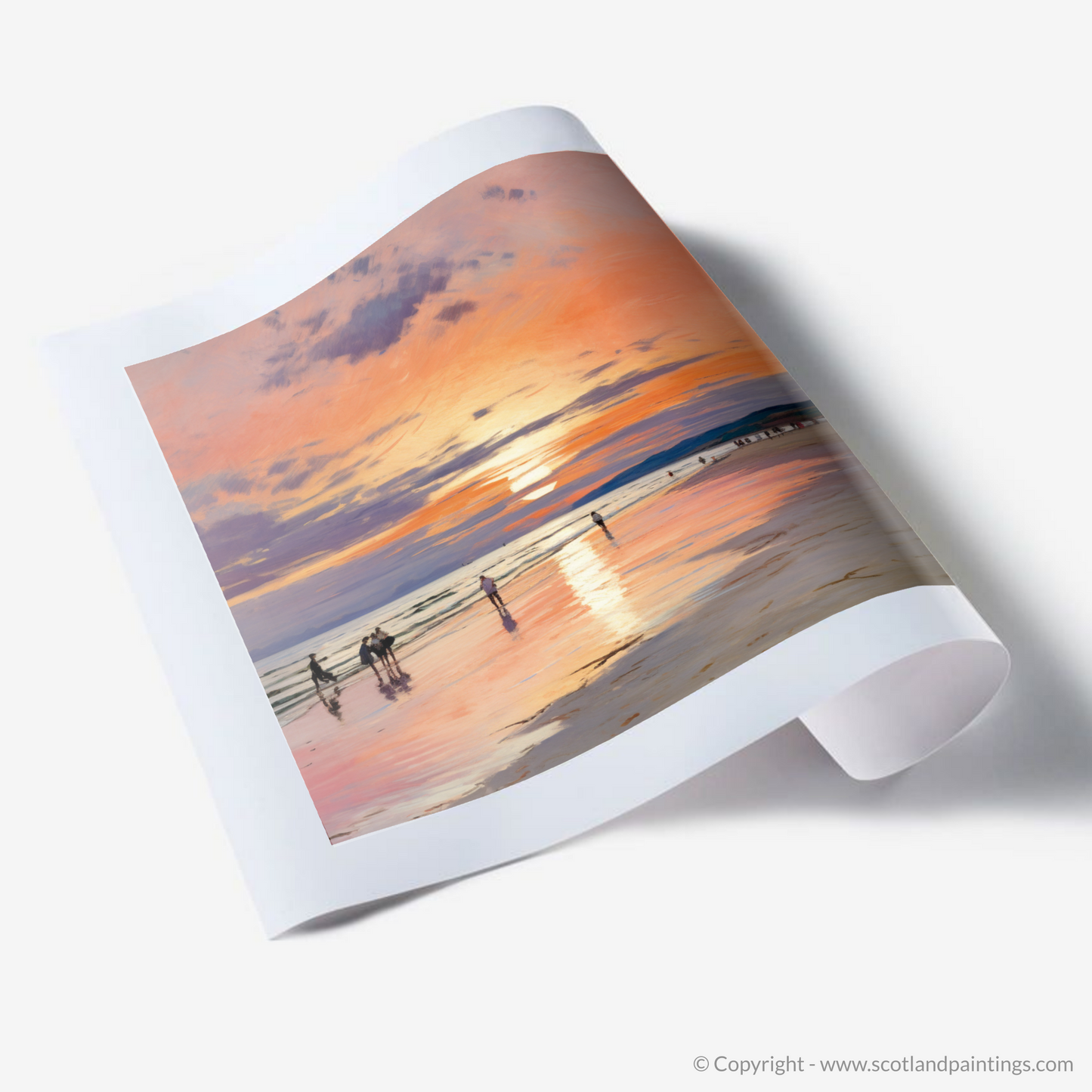 Sunset Serenade at Nairn Beach