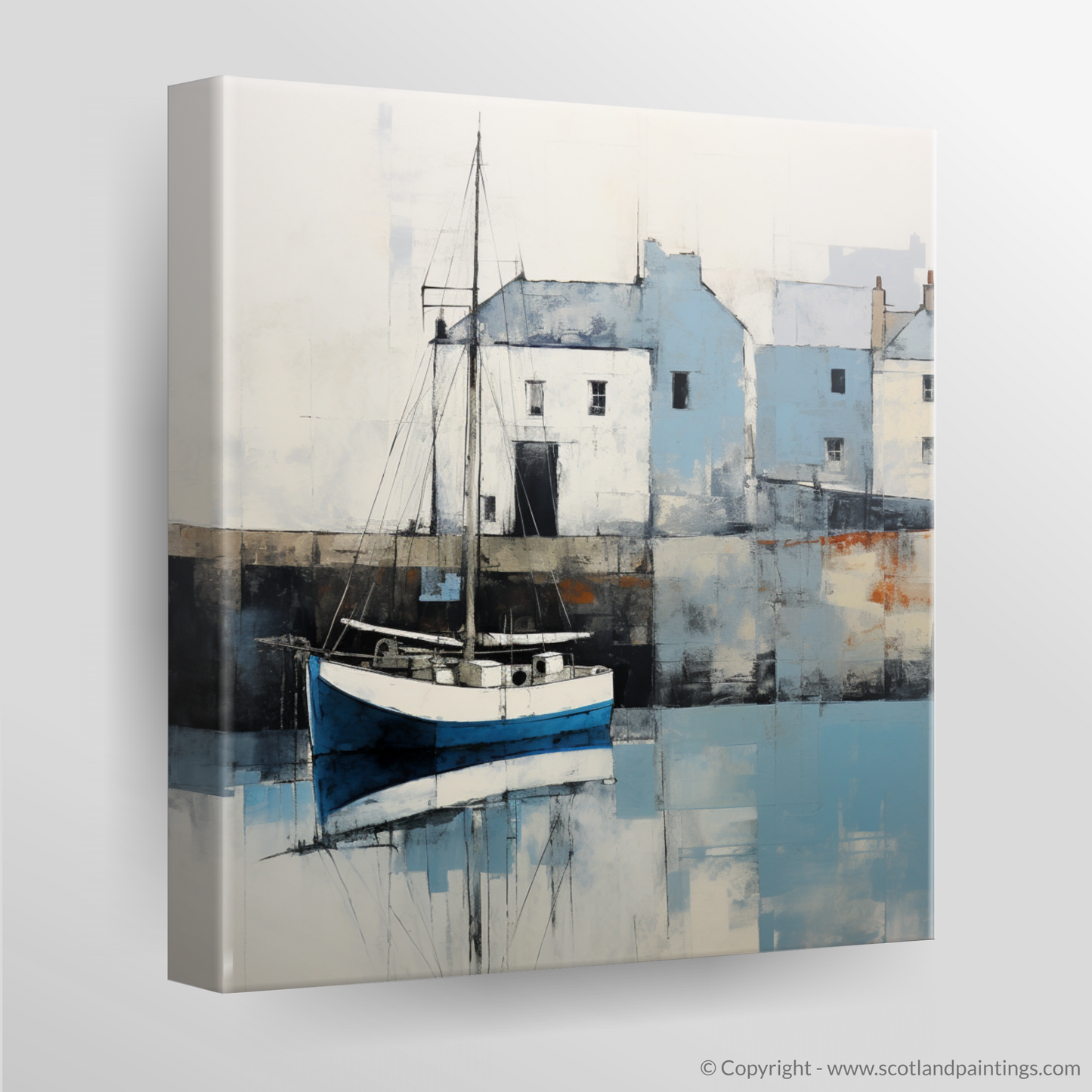 Serenity by the Sea: Charlestown Harbour in Minimalist Hues