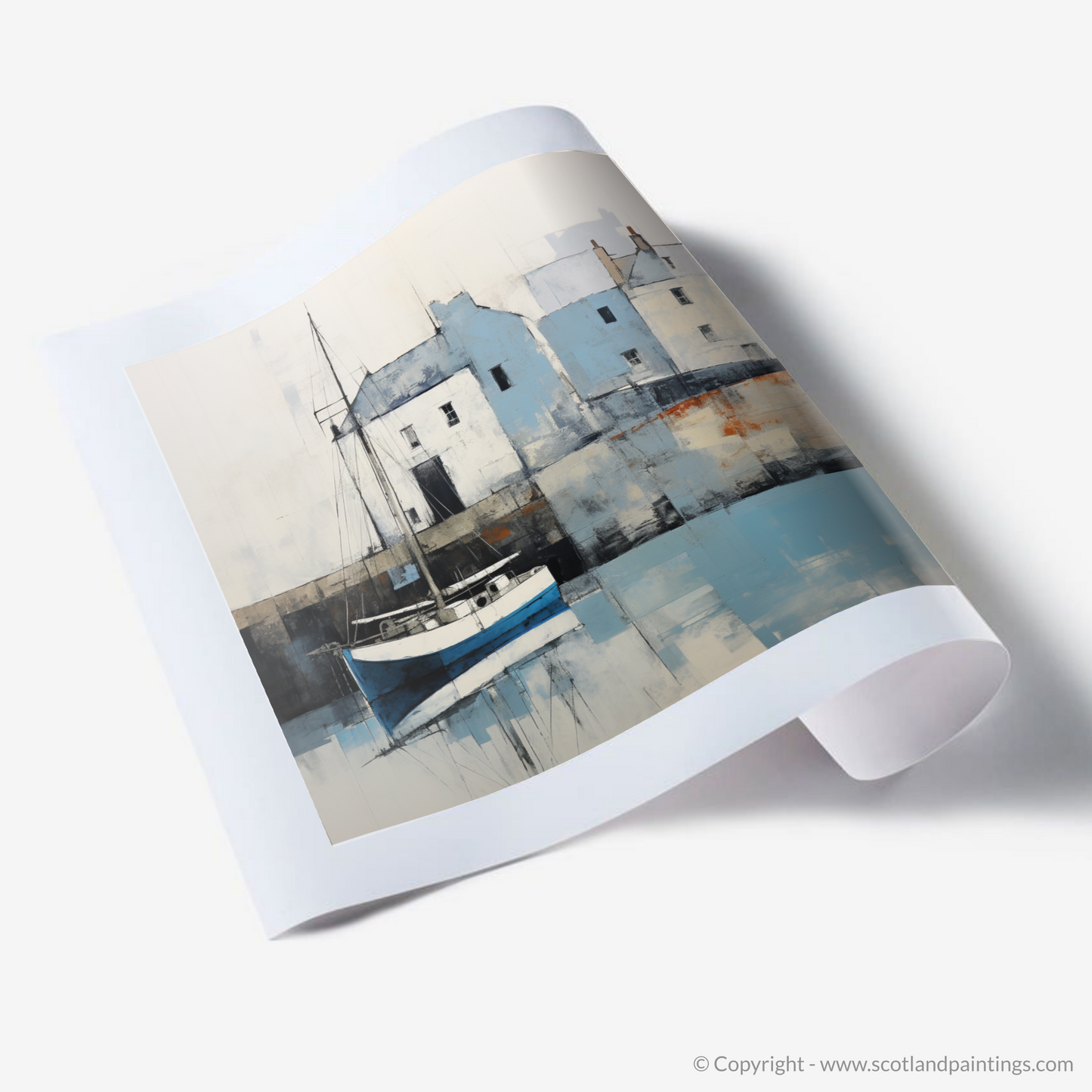 Serenity by the Sea: Charlestown Harbour in Minimalist Hues