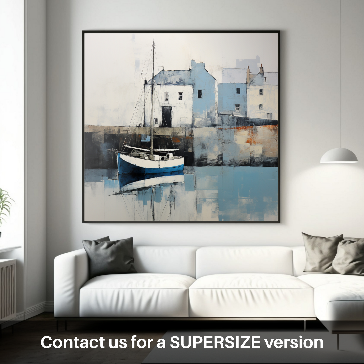 Serenity by the Sea: Charlestown Harbour in Minimalist Hues