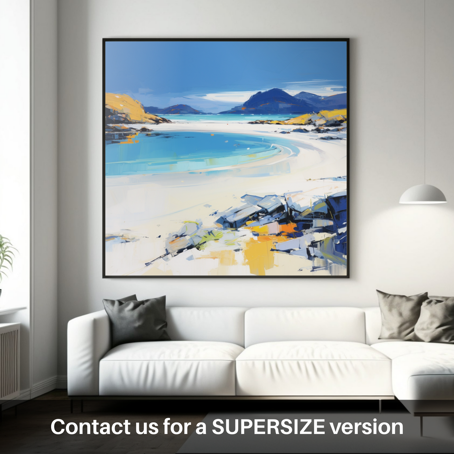 Calgary Bay Reverie: A Contemporary Scottish Beachscape