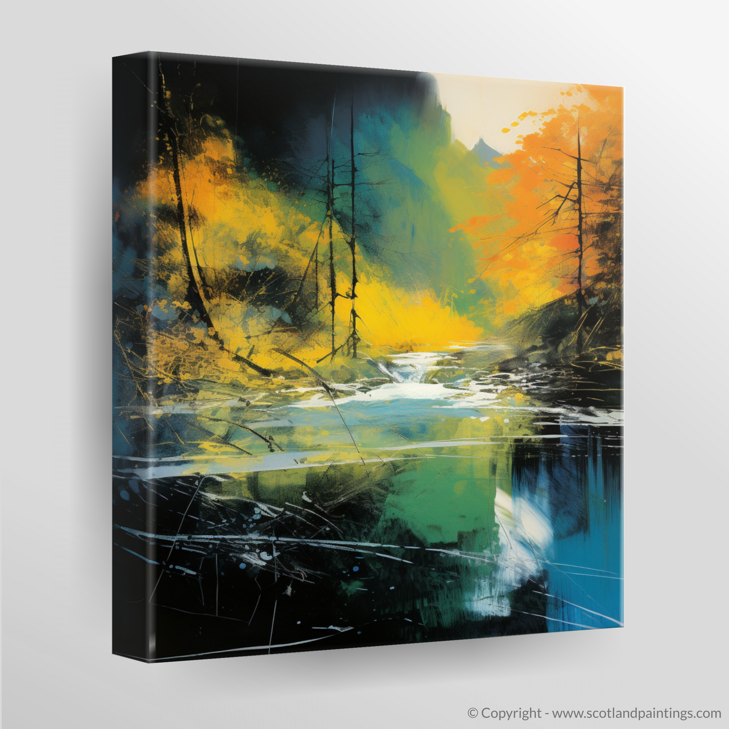 River Lyon in Vivid Abstraction