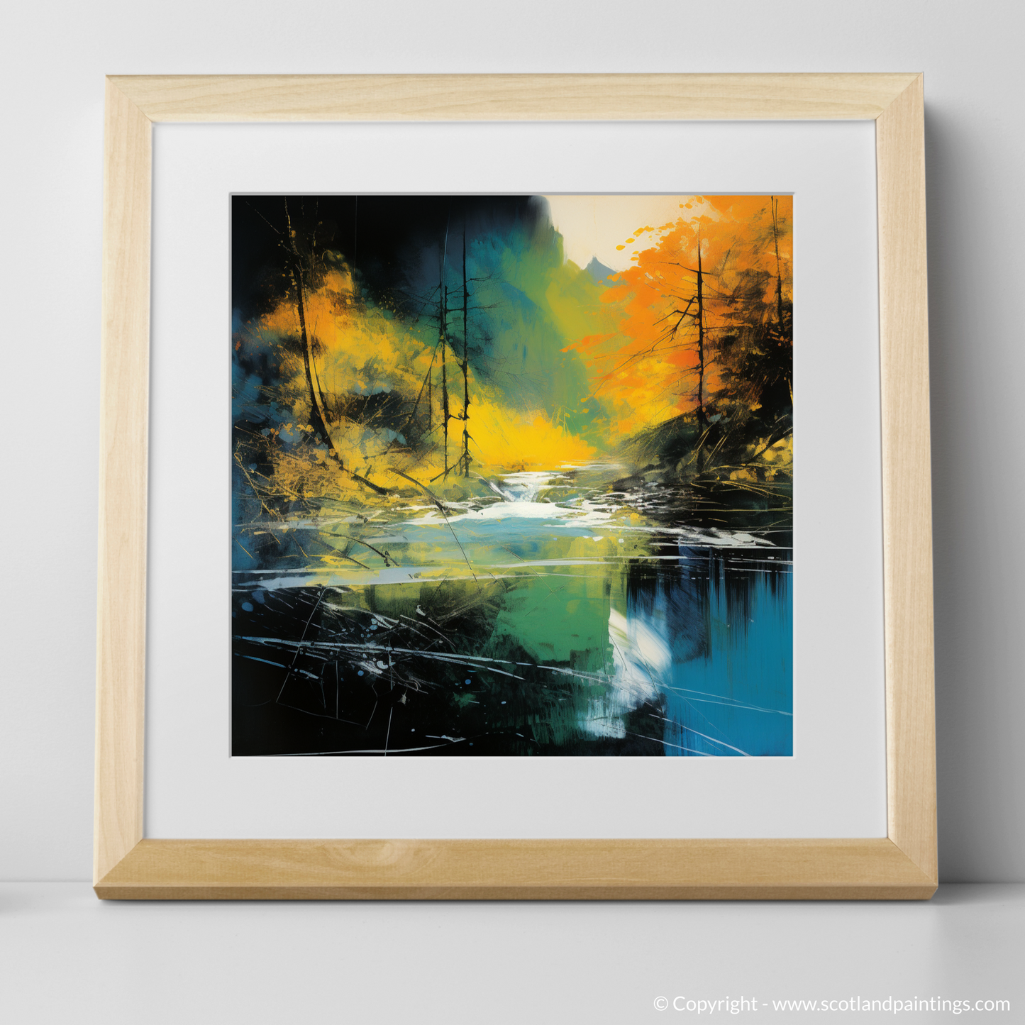 River Lyon in Vivid Abstraction