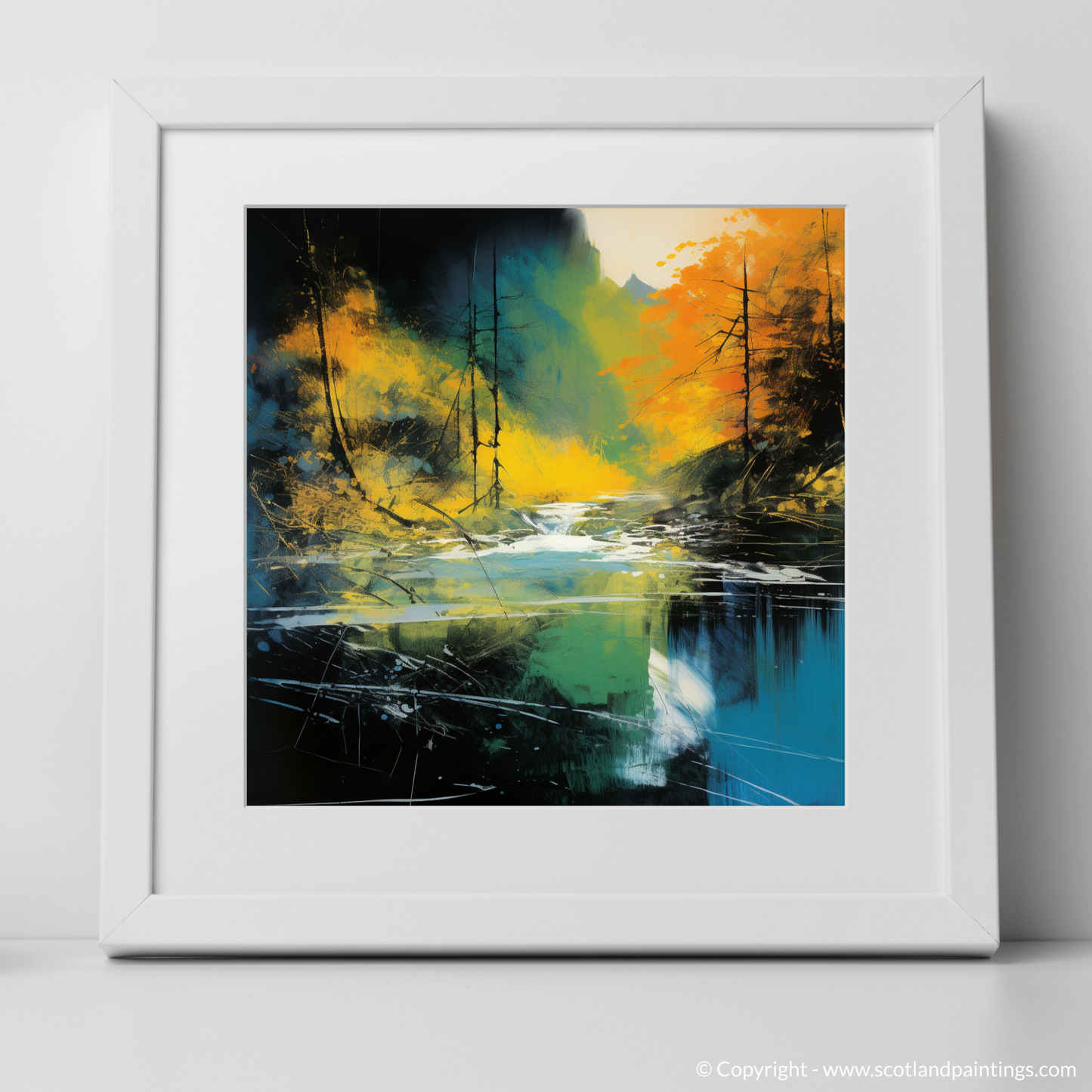 River Lyon in Vivid Abstraction