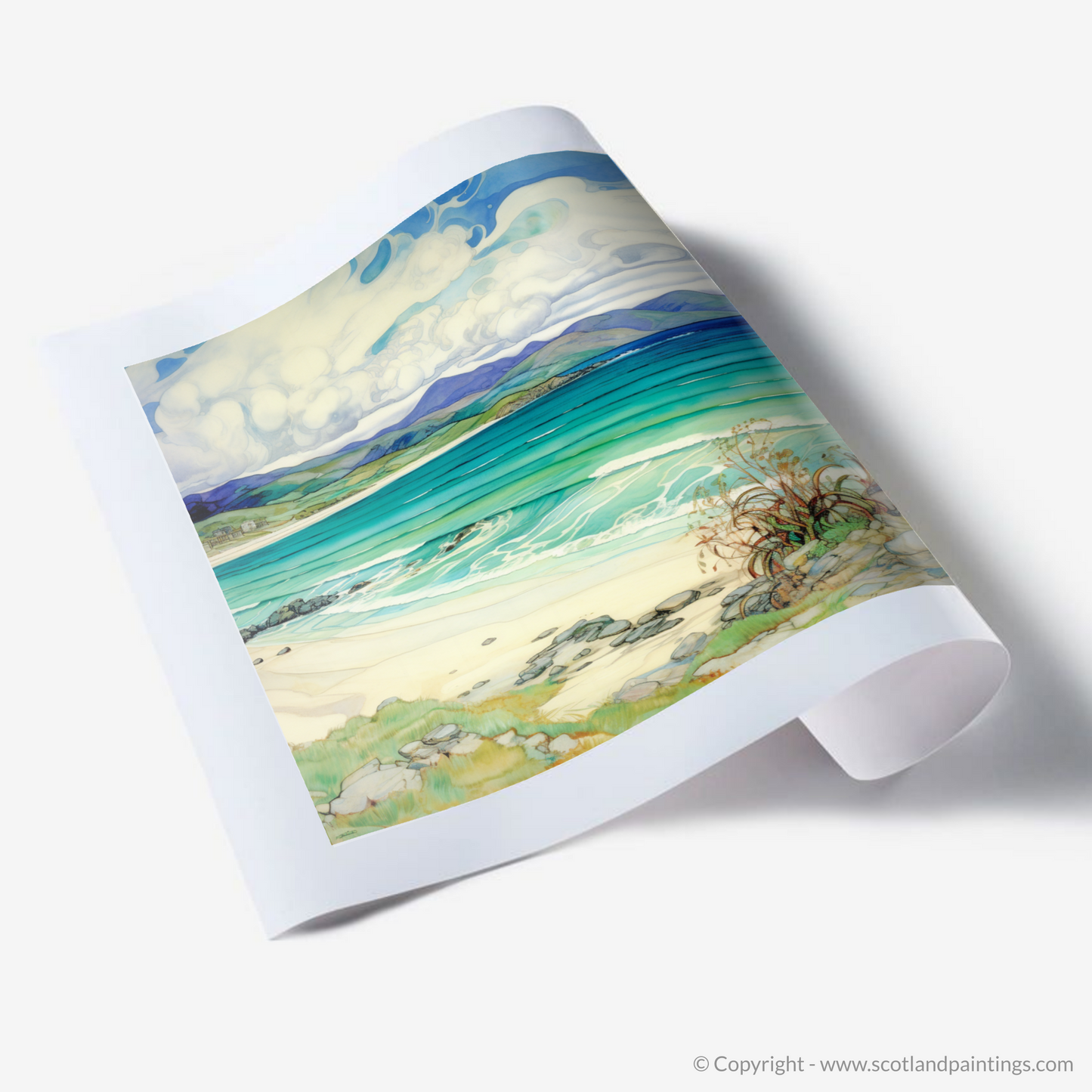 Art Nouveau Serenity of Traigh Mhor