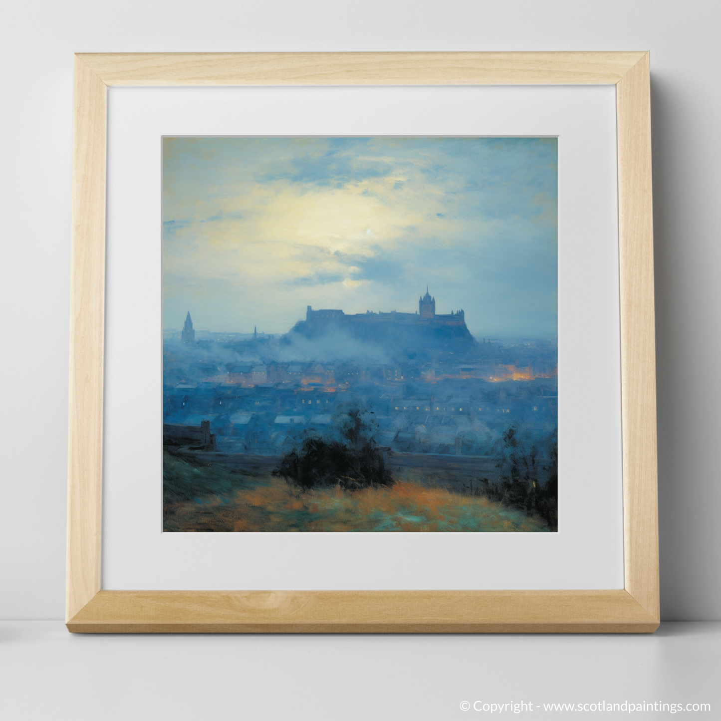 Edinburgh Twilight: An Impressionist Ode to the Scottish Capital