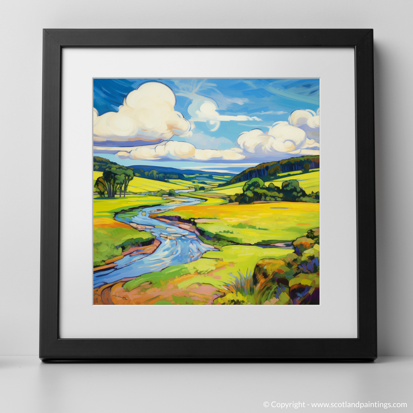 River Tweed Reverie: A Fauvist Vision of Scottish Wilderness