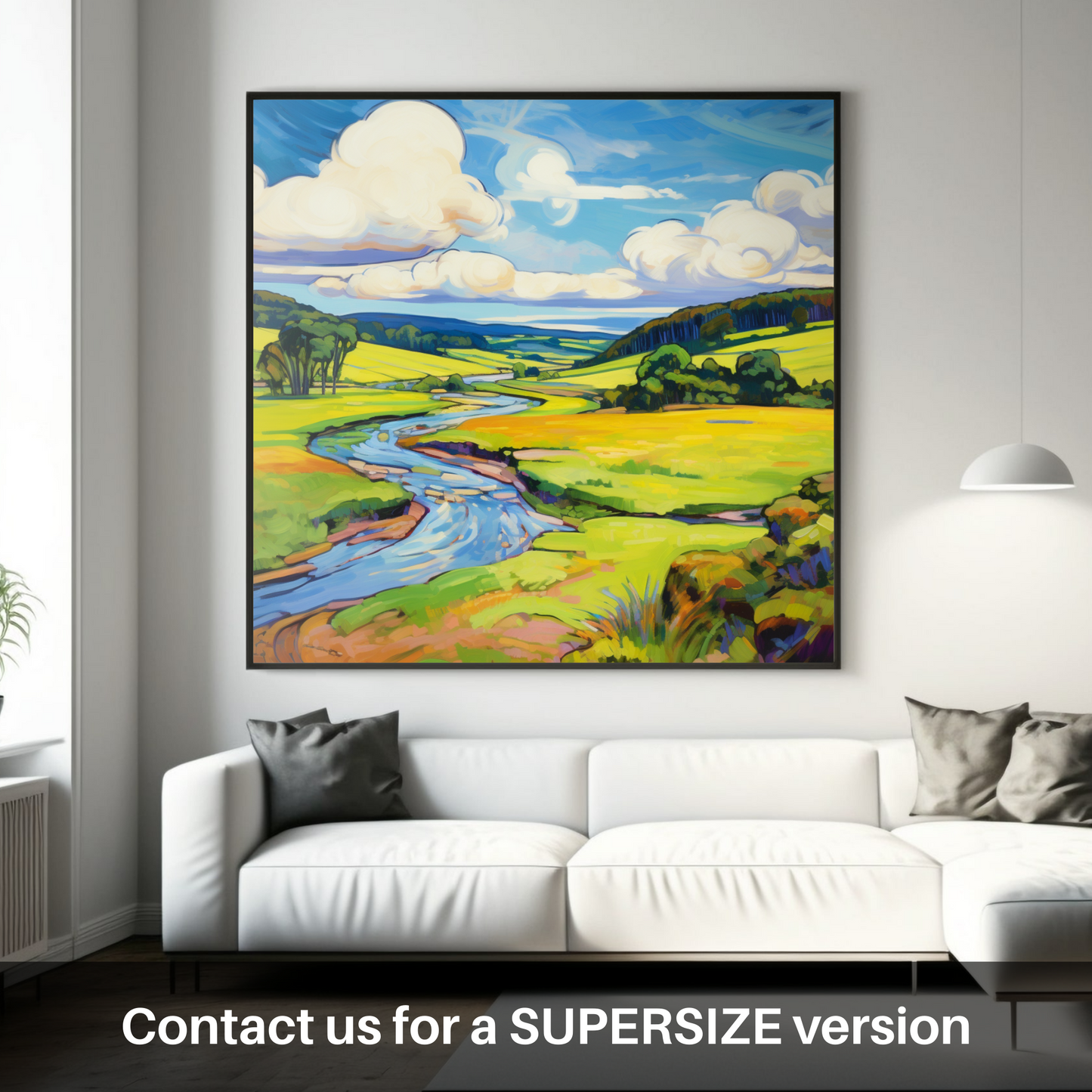 River Tweed Reverie: A Fauvist Vision of Scottish Wilderness