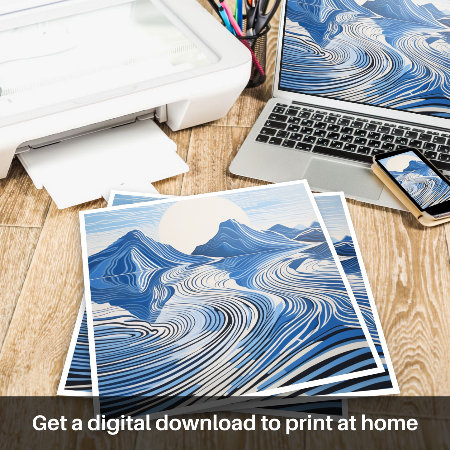 Abstract Elegance of Suilven