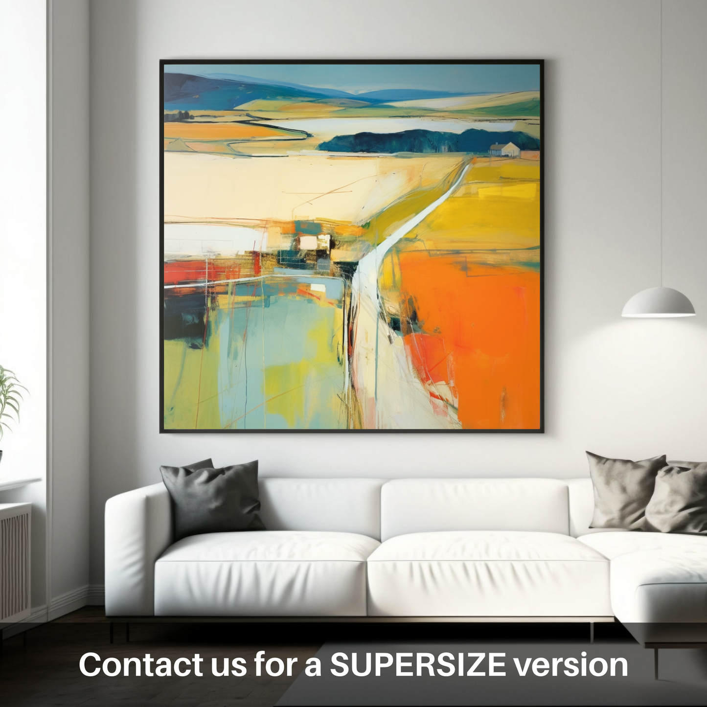 Loch Leven's Abstract Tapestry