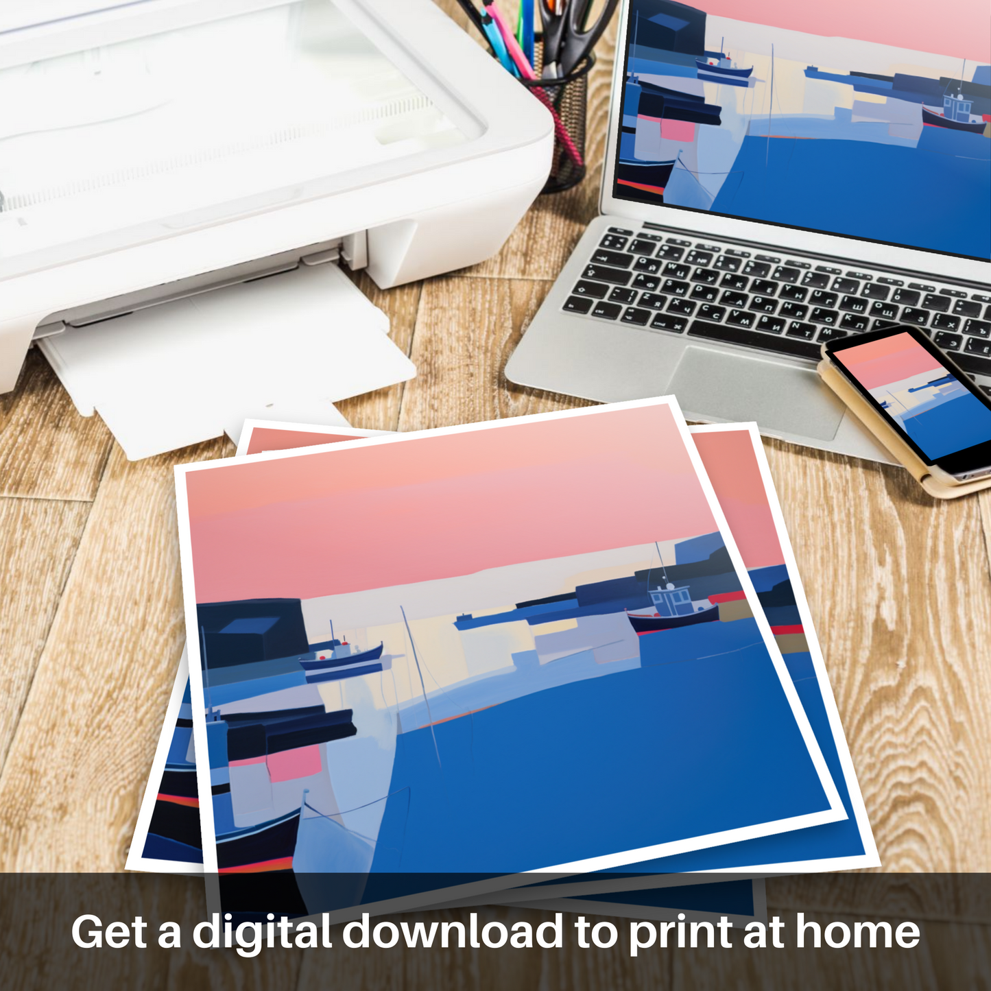 Dusk Embrace at Portnahaven Harbour