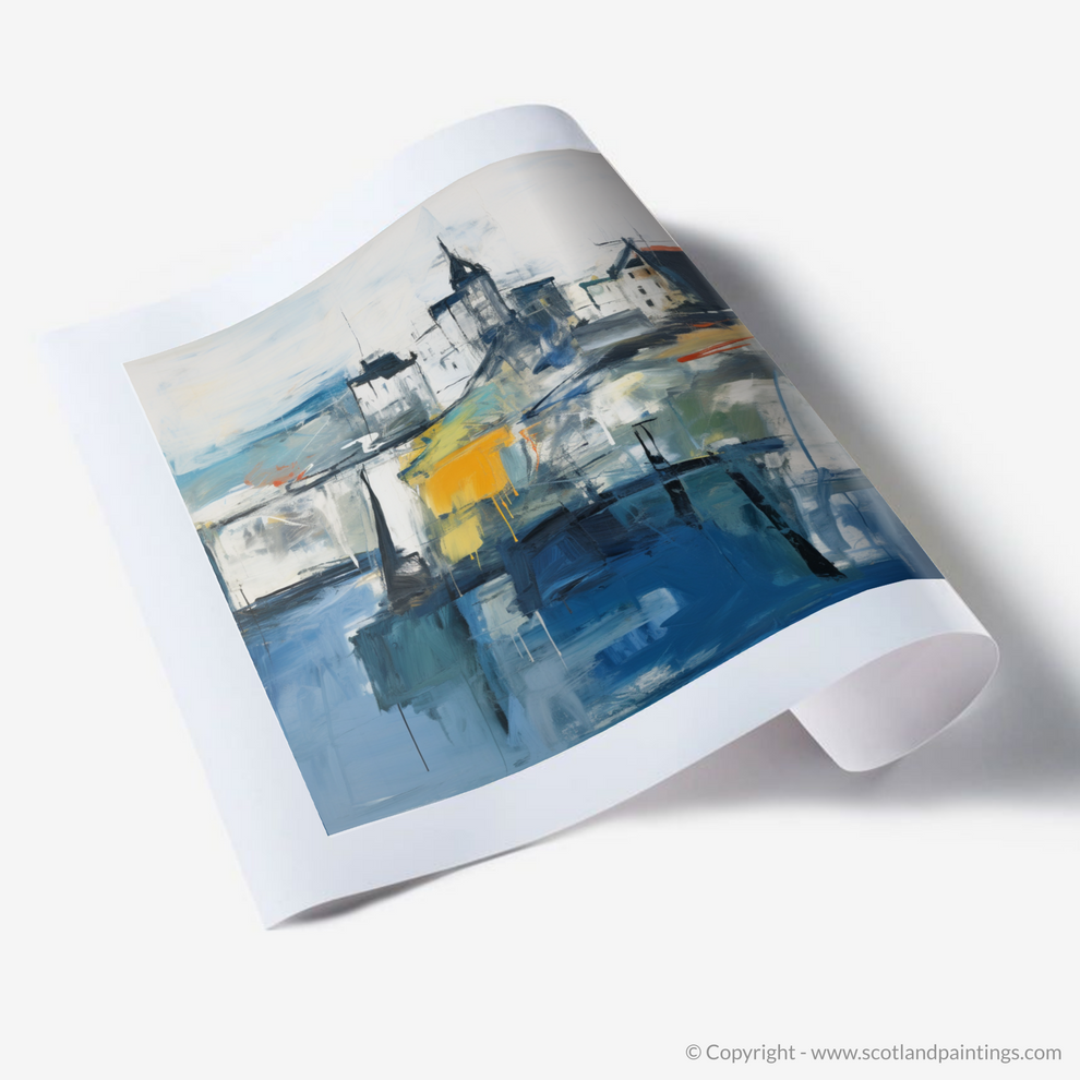Kirkcaldy Reimagined An Abstract Coastal Symphony Scotland Paintings and Art Prints