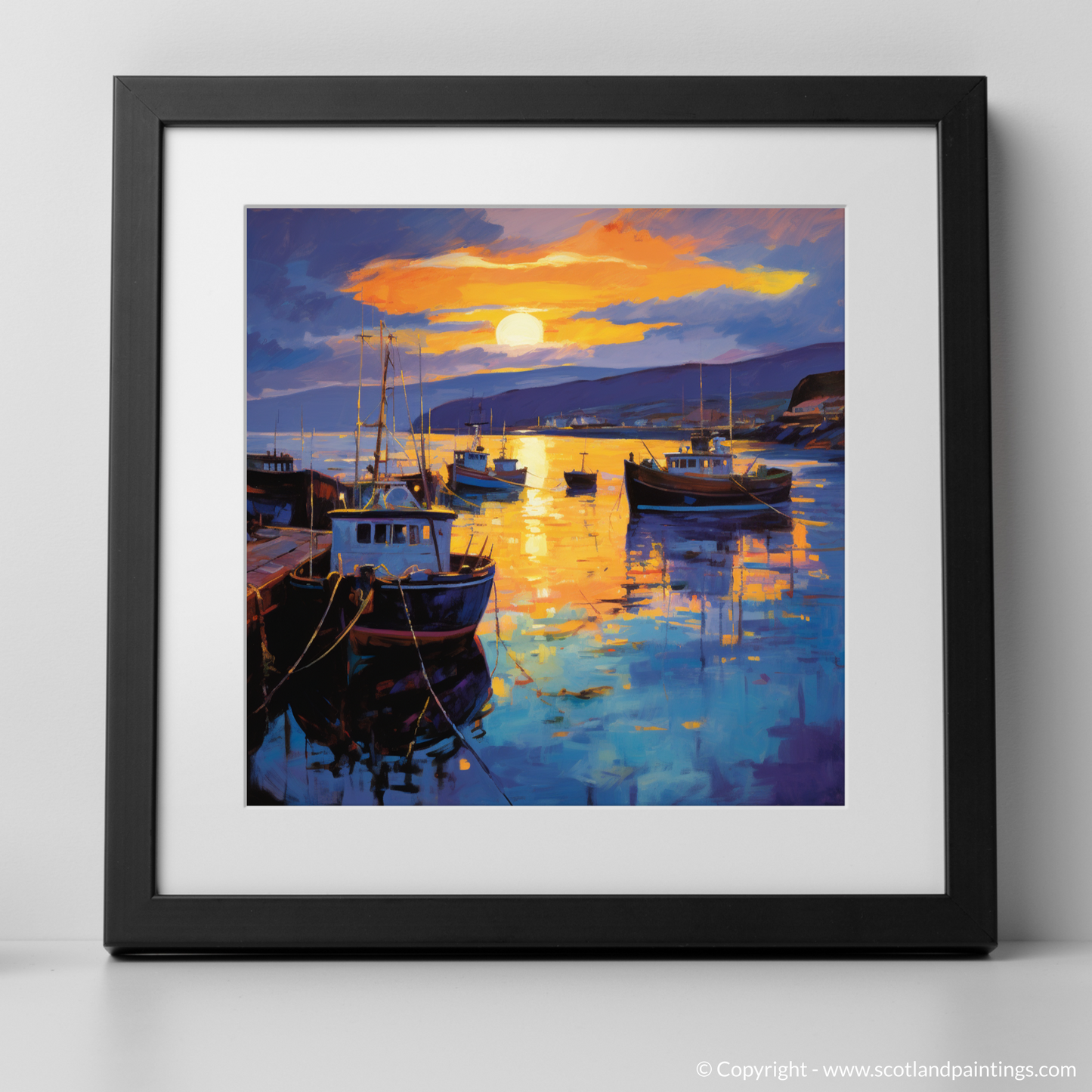 Millport Harbour Dusk Symphony