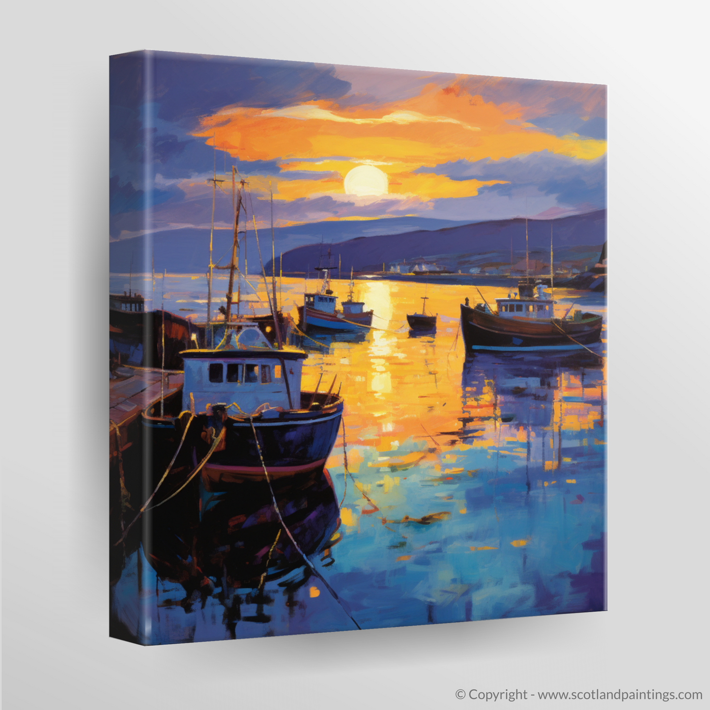 Millport Harbour Dusk Symphony