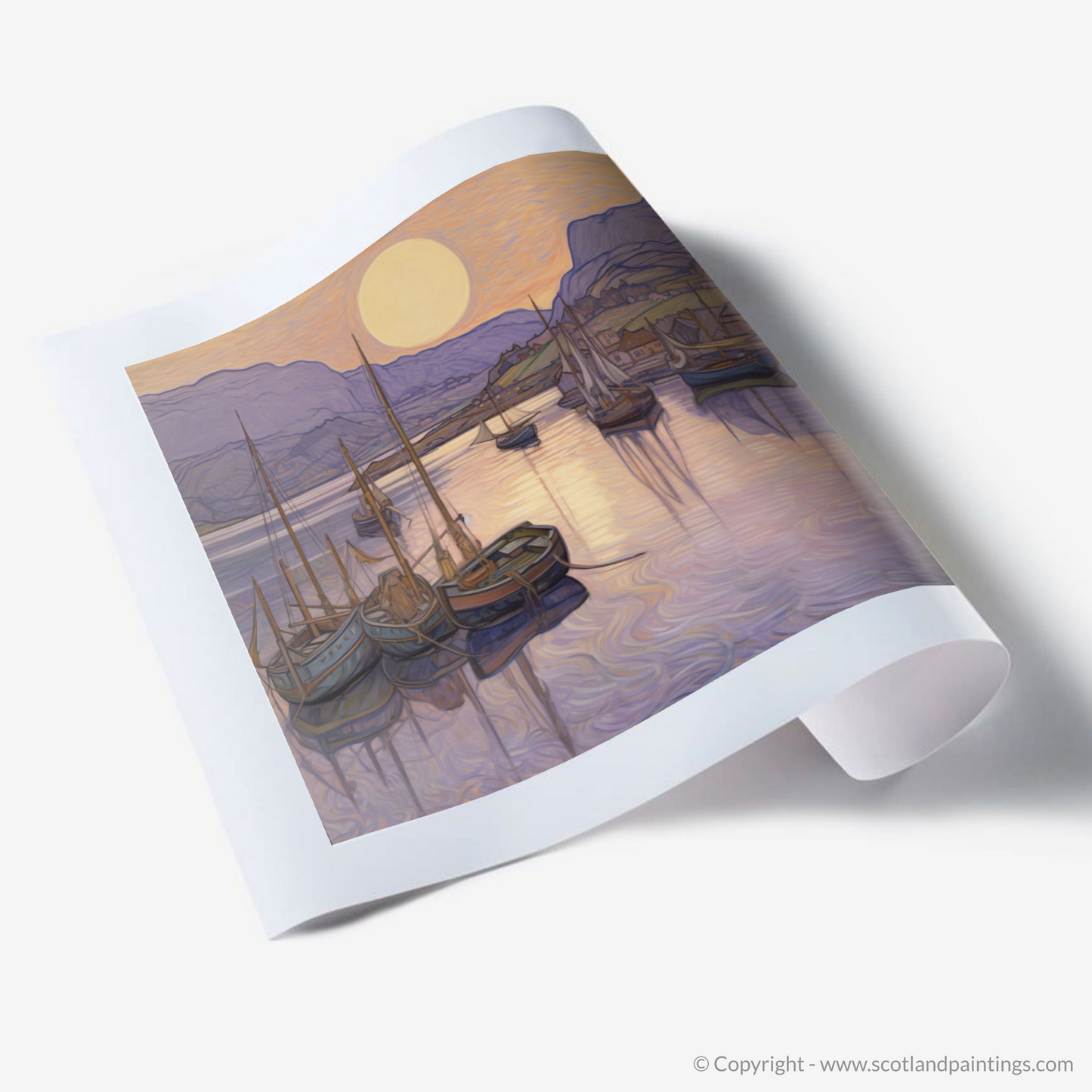 Enchanted Dusk at Tayvallich Harbour