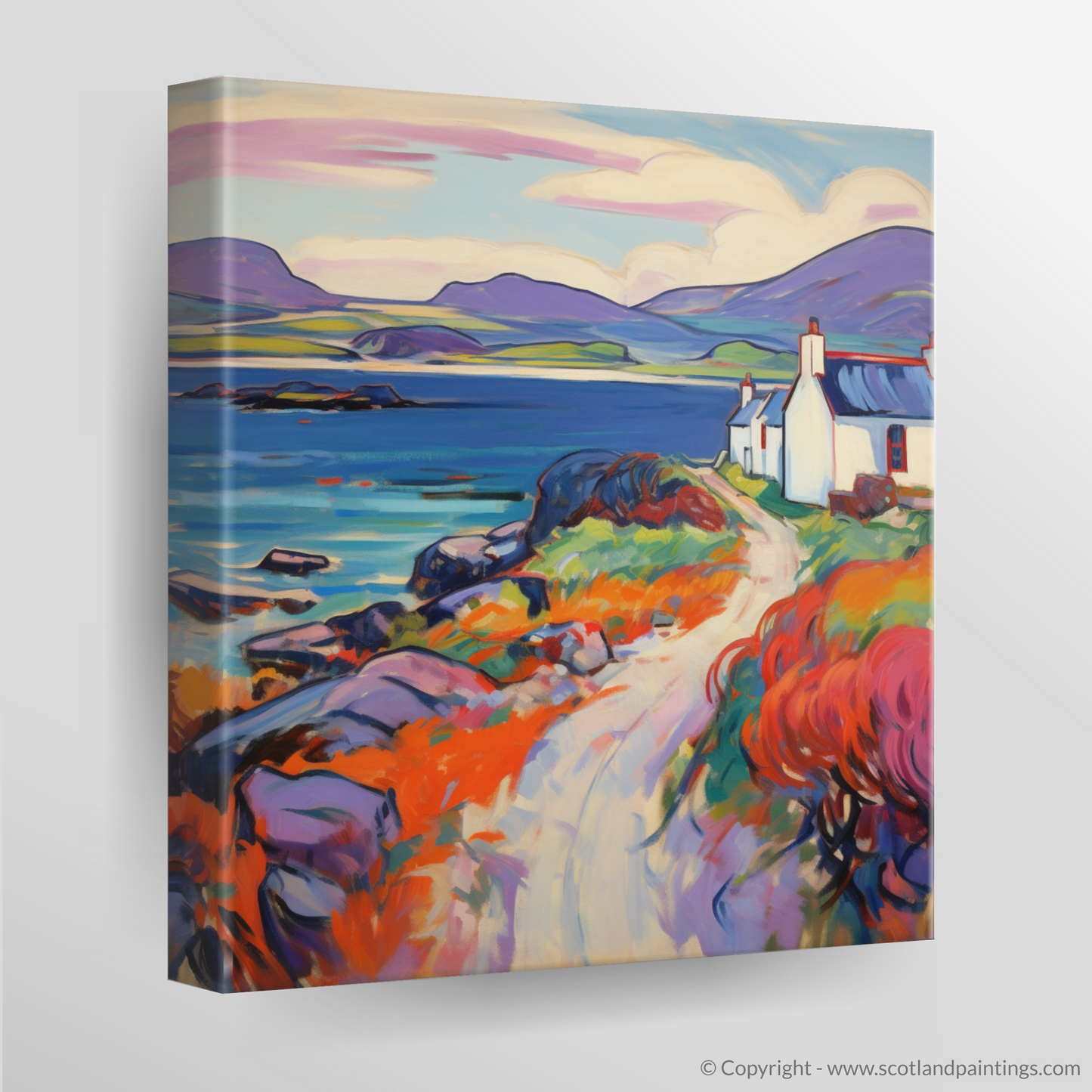 Vibrant Hebrides: A Fauvist Ode to Isle of Scalpay