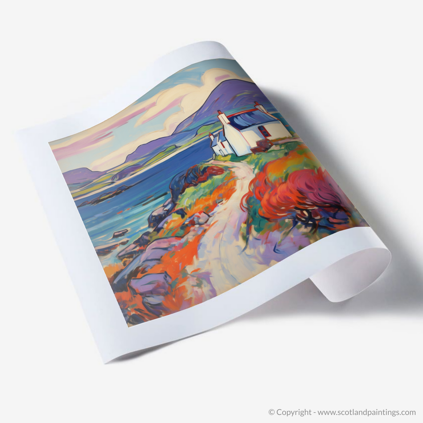 Vibrant Hebrides: A Fauvist Ode to Isle of Scalpay