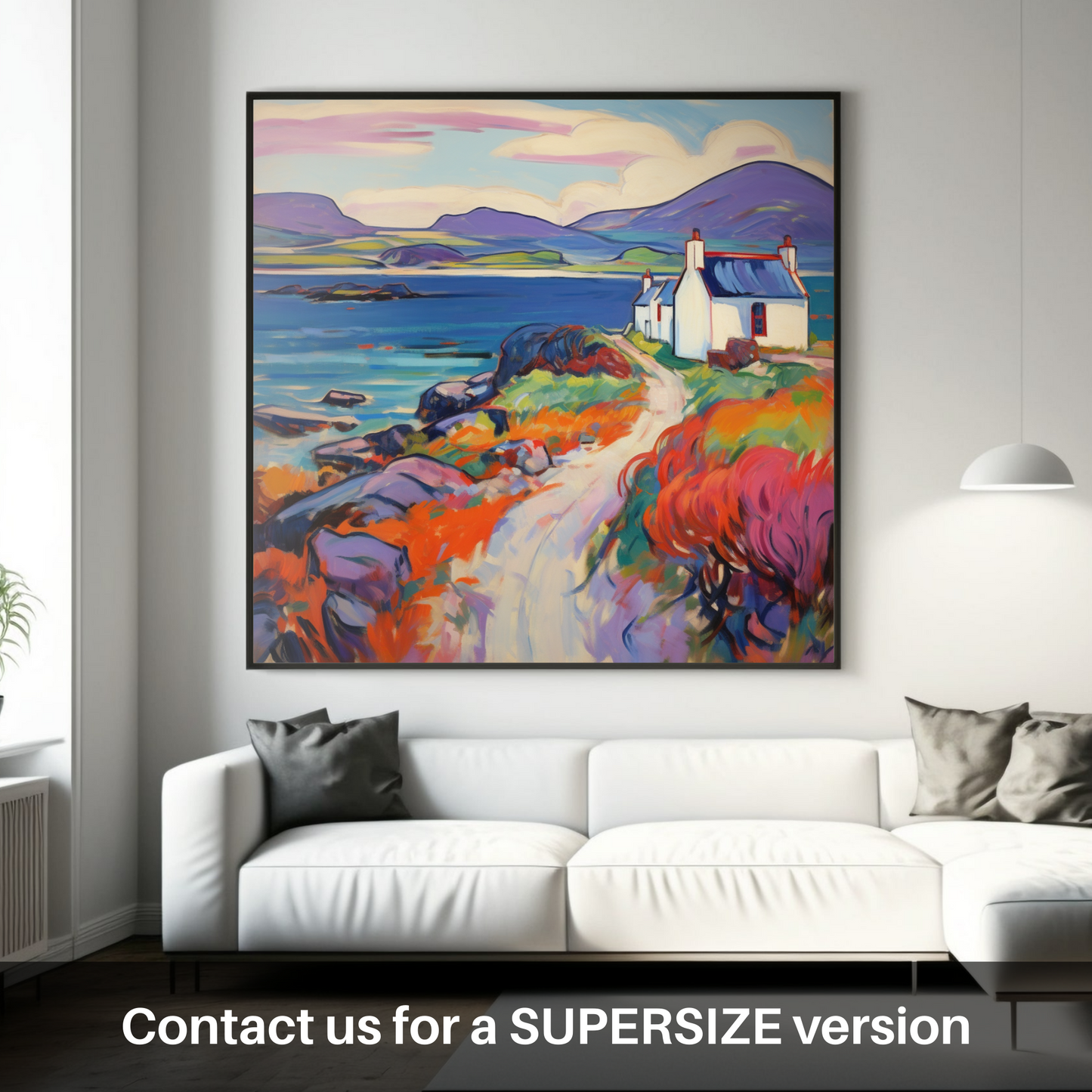 Vibrant Hebrides: A Fauvist Ode to Isle of Scalpay